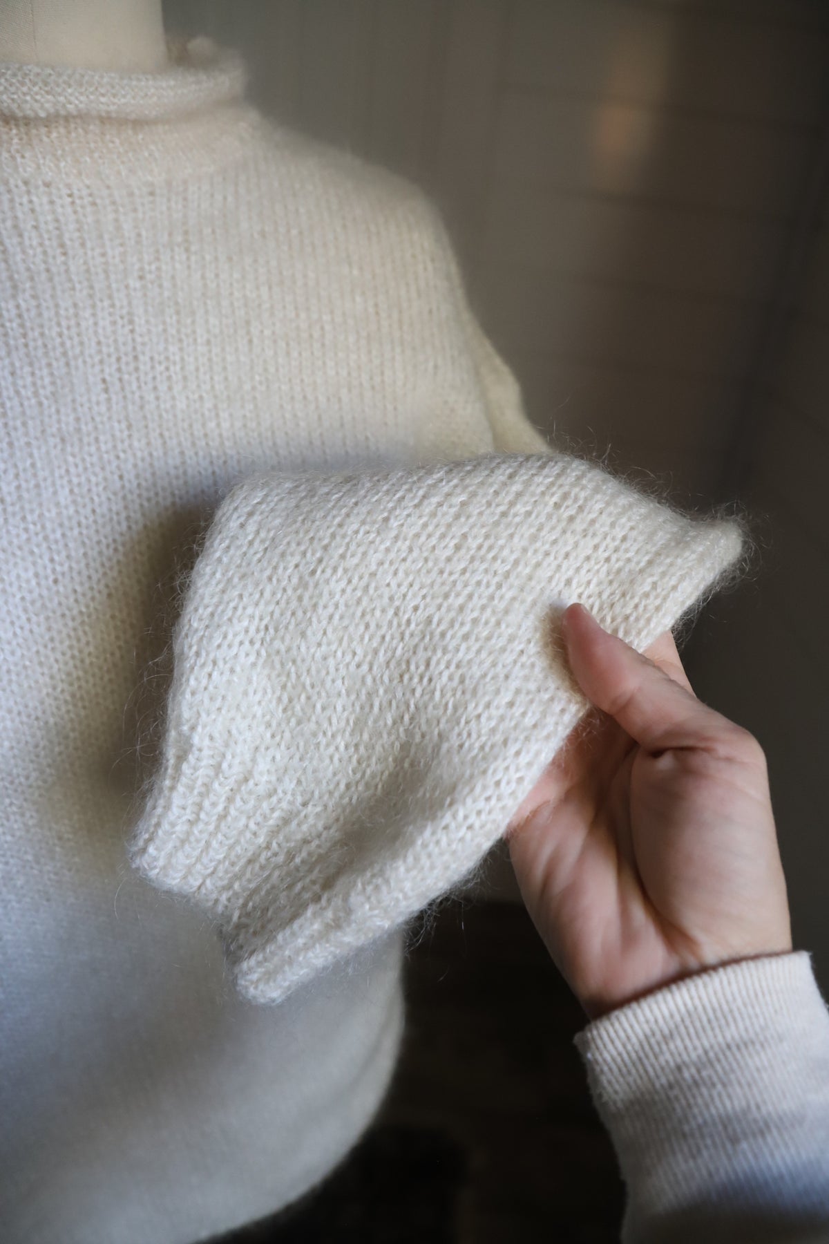 Vintage Mohair blend rollneck sweater size L