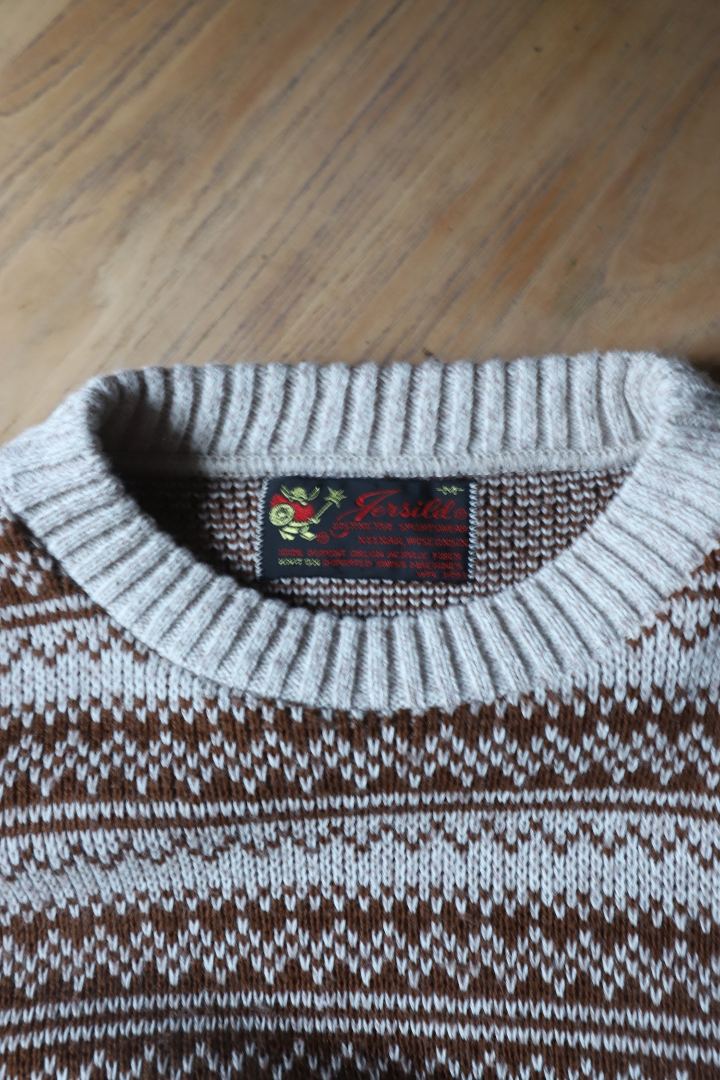 Vintage acrylic sweater size M