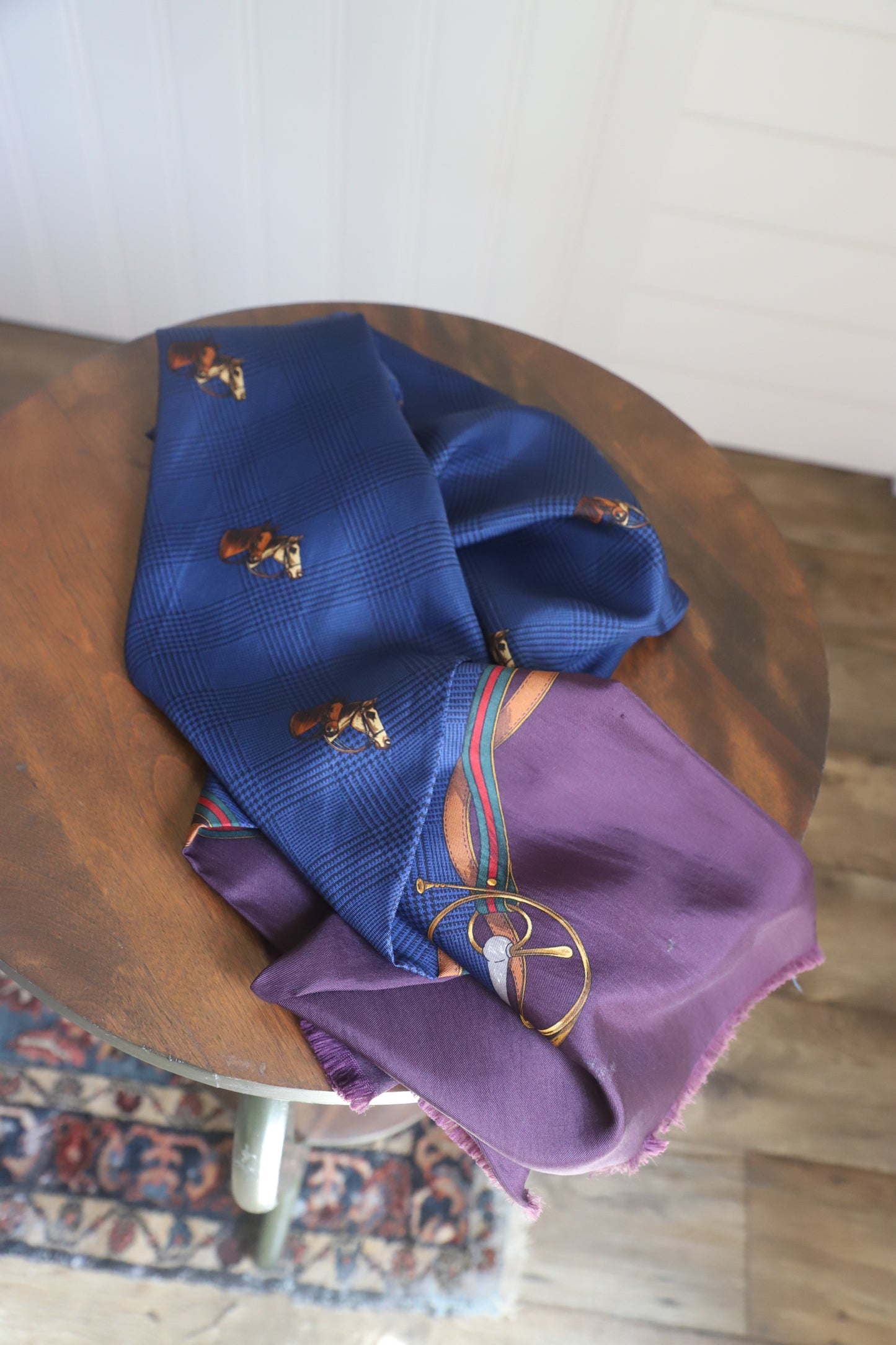 Polo Ralph Lauren long equestrian SILK scarf
