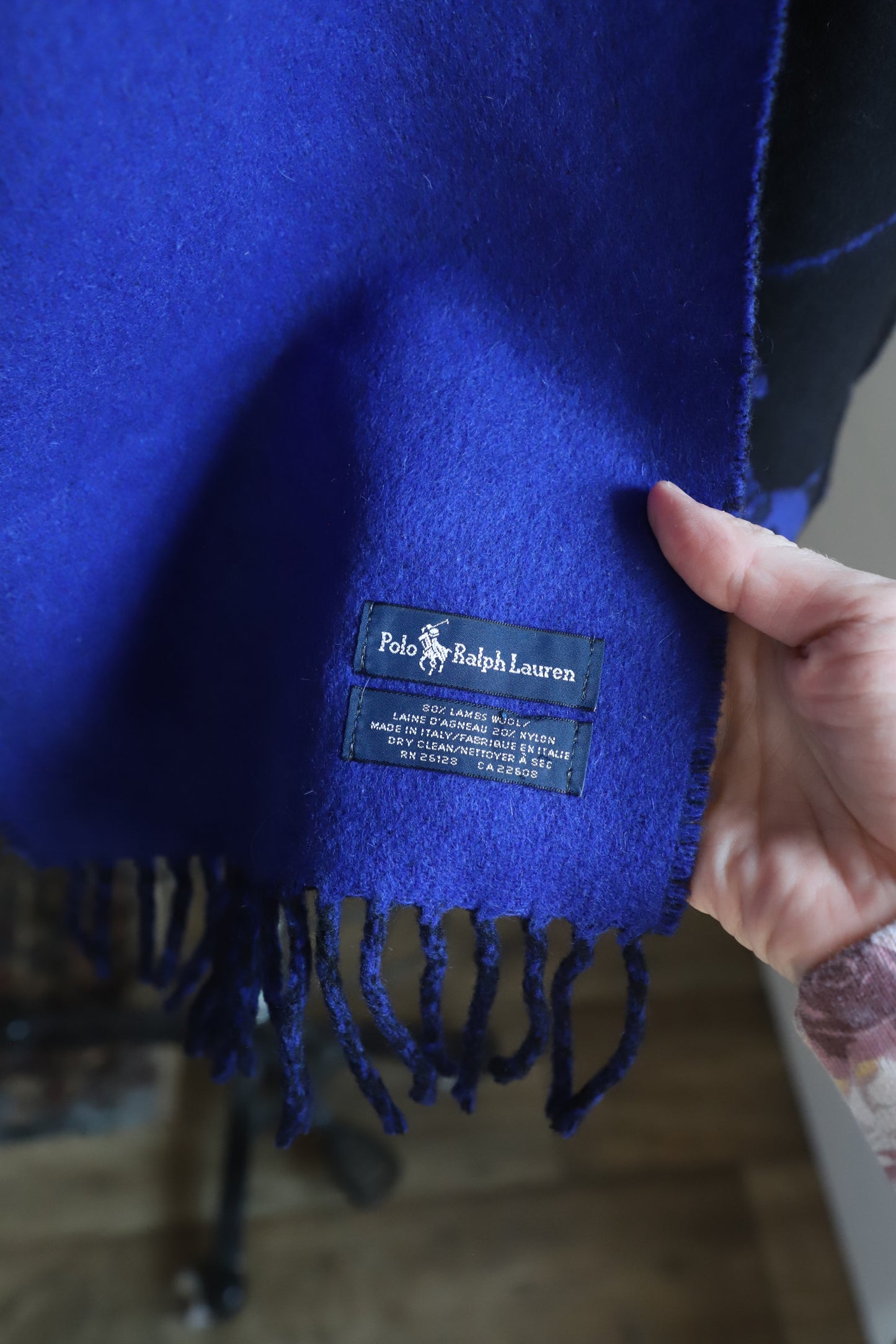 Polo Ralph Lauren wool blend scarf