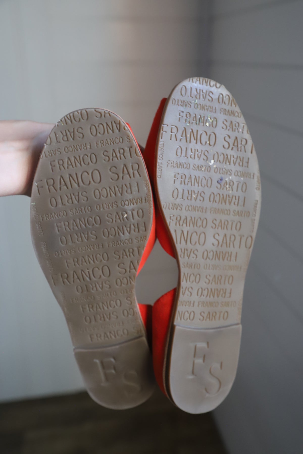 Vintage Franco Sarto suede flats