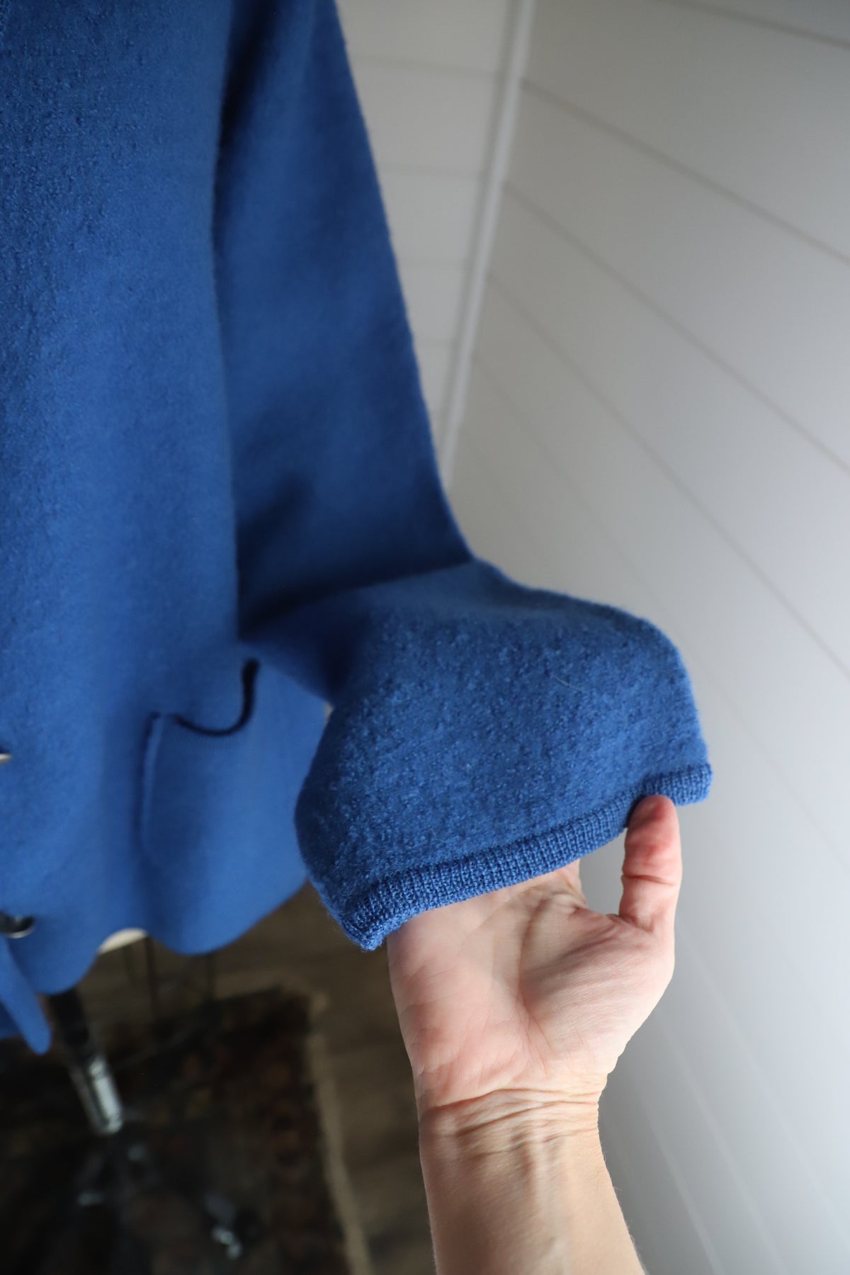 Vintage boiled wool shacket size 3X