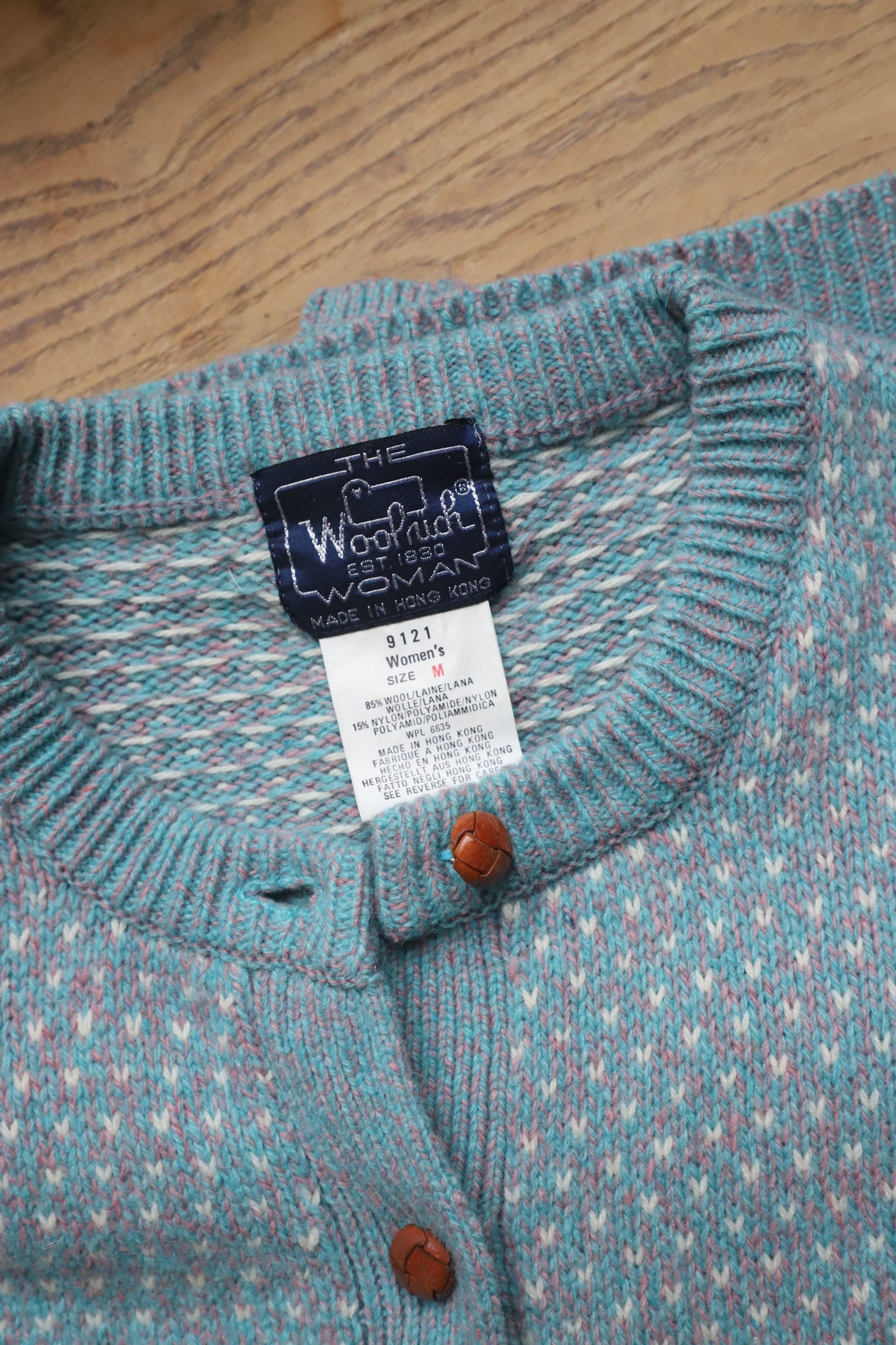Vintage Woolrich wool blend cardigan size M
