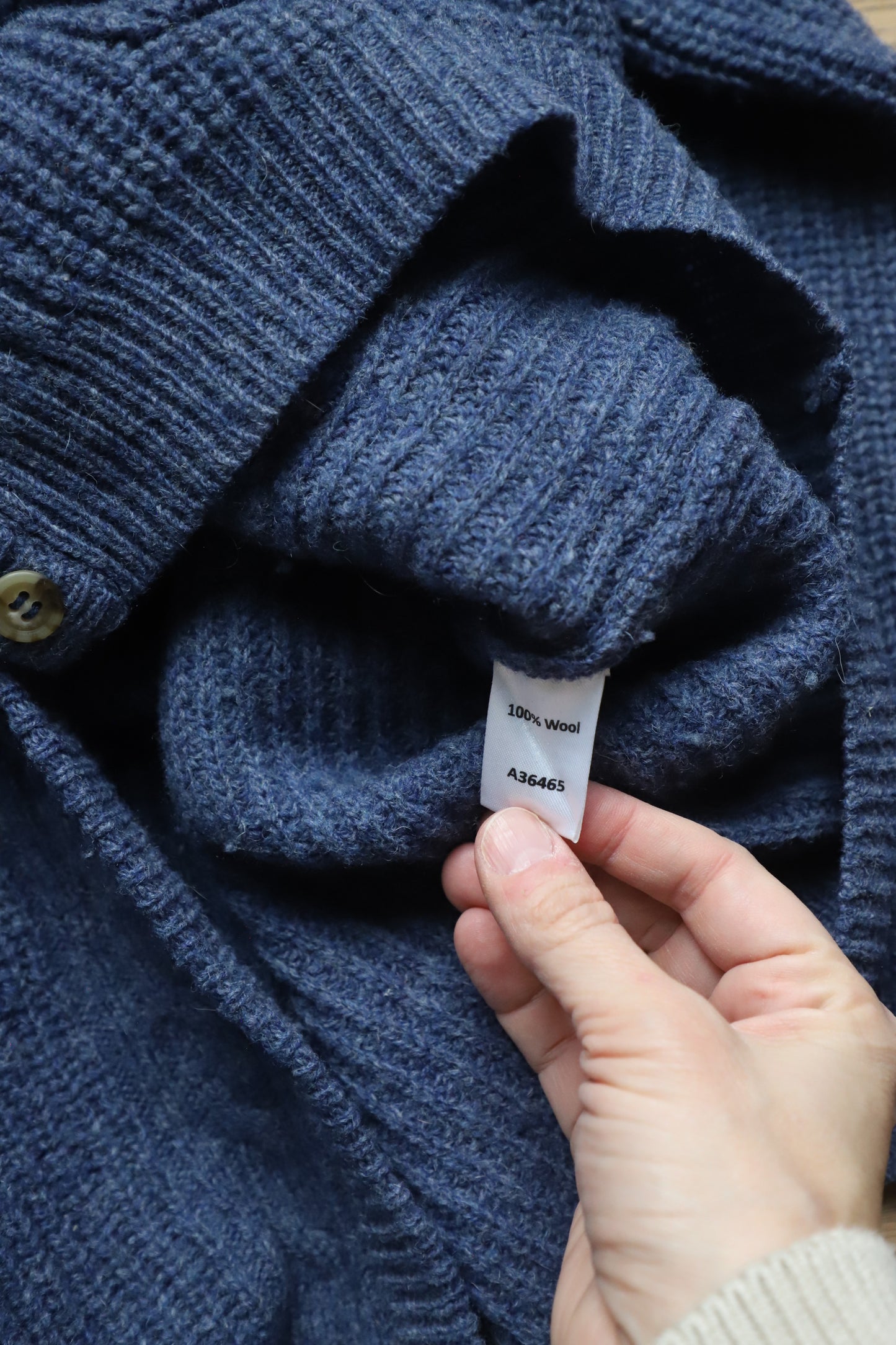 100% wool Appleseeds cardigan size L (oversized)