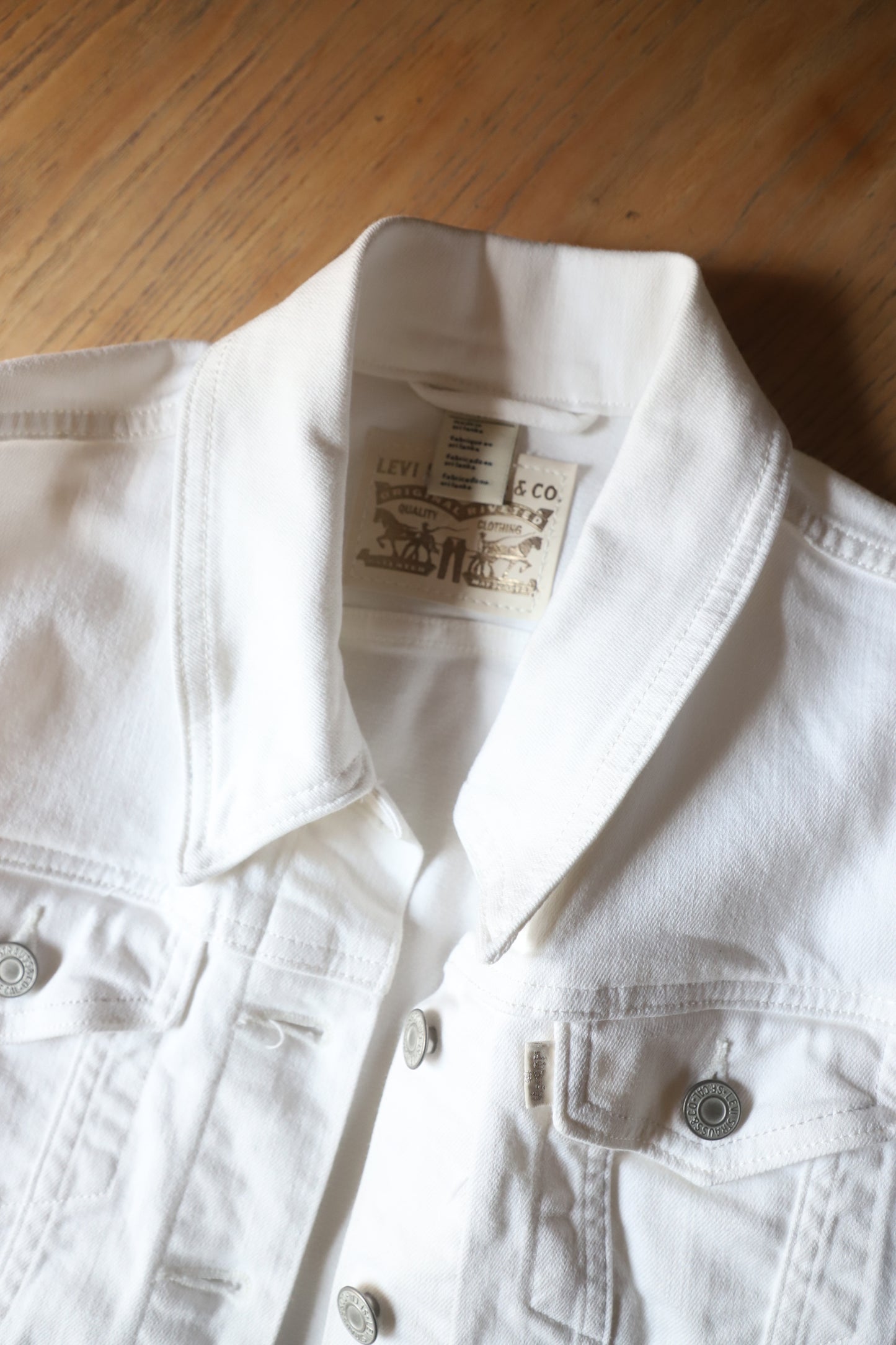 Levi brand denim vest size M (see description on sizing)