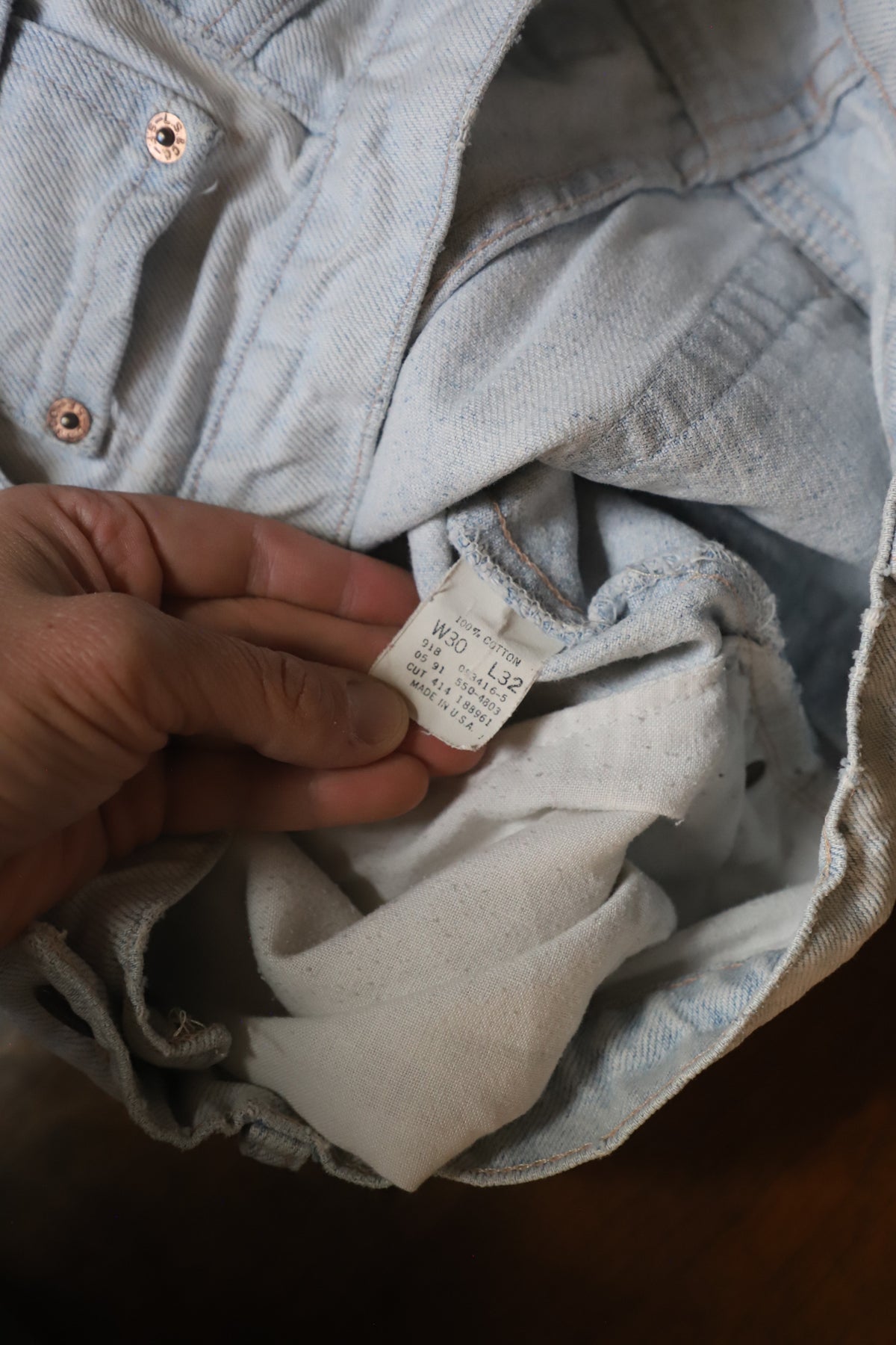 Vintage USA made Levi 414, 1991!