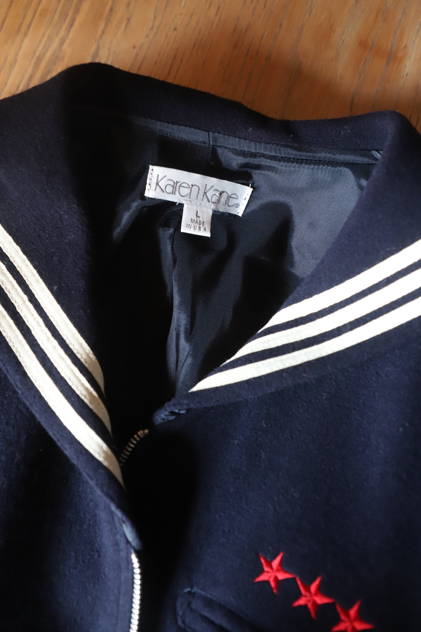 Deadstock NWT wool Karen Kane jacket size L