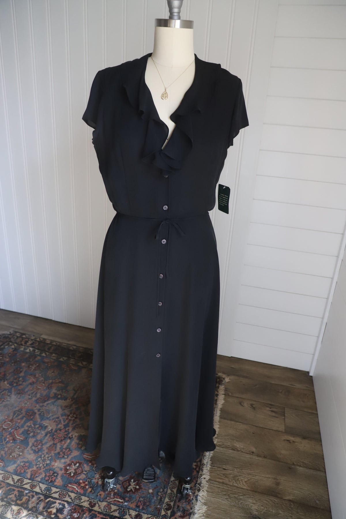 Vintage NWT Ralph Lauren 100% silk dress size 12