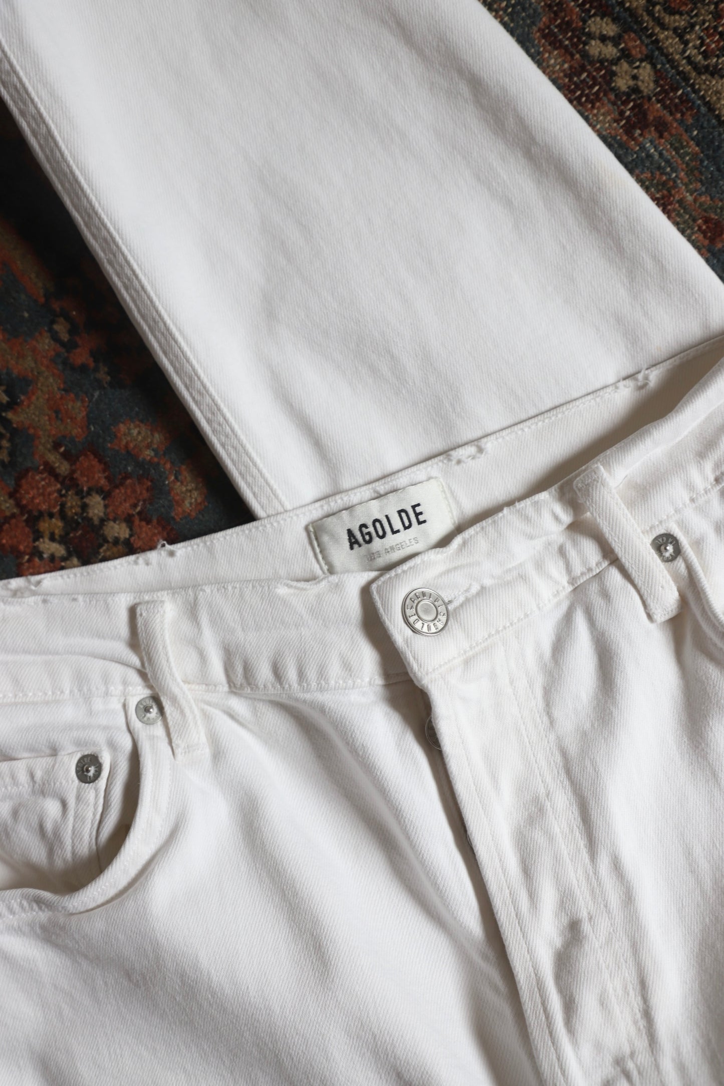 Agolde white denim size 29