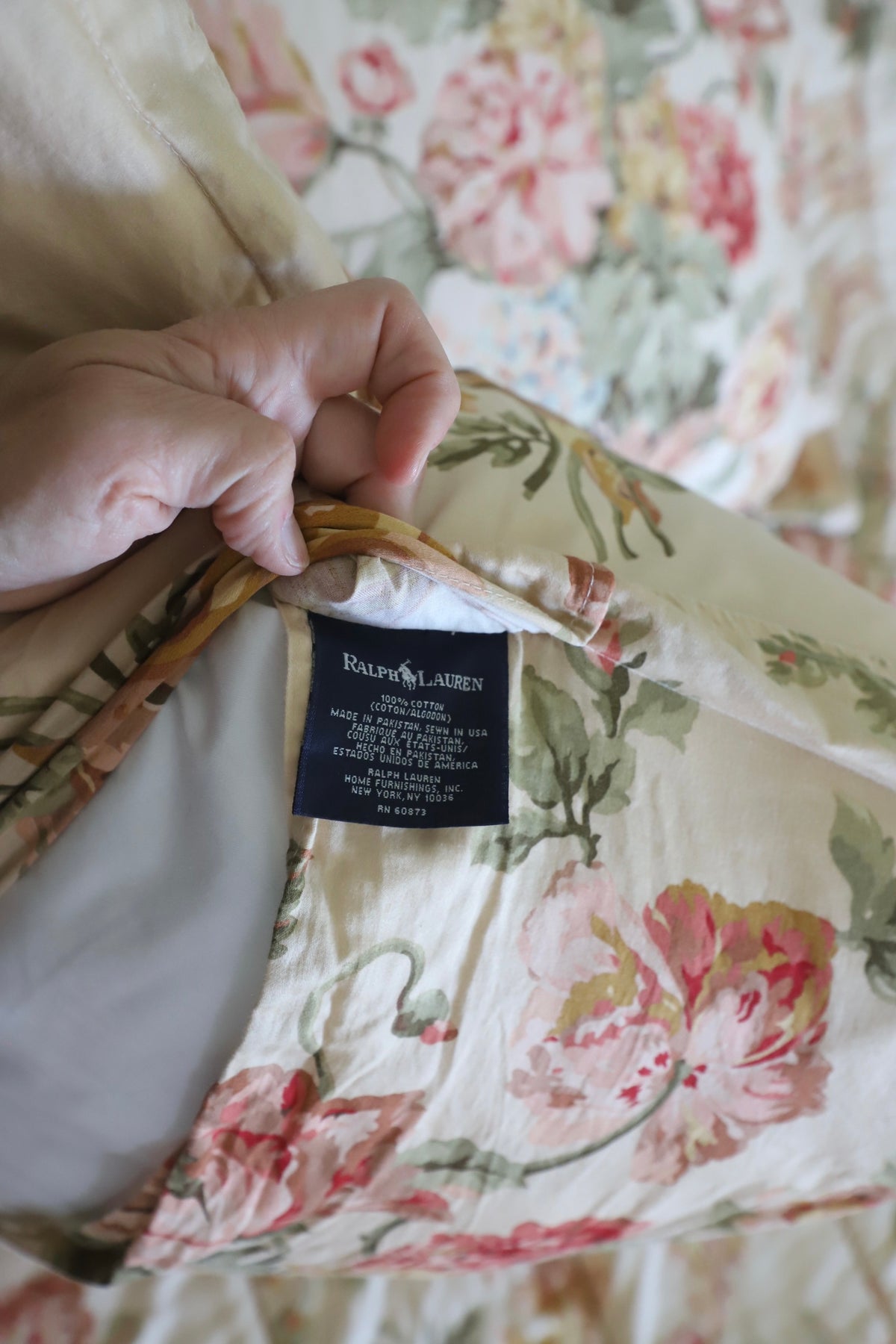 Vintage Ralph Lauren Euro shams, set of two