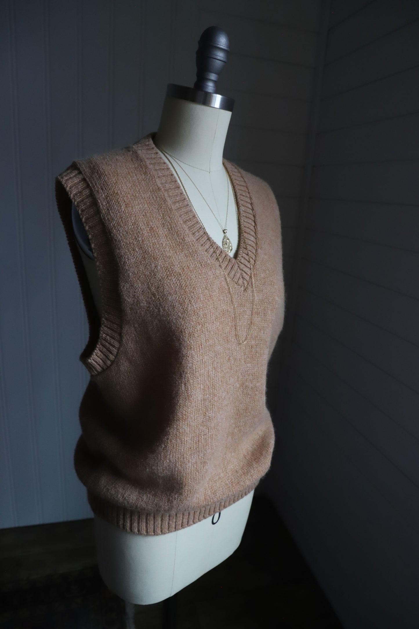 Vintage Shetland wool vest