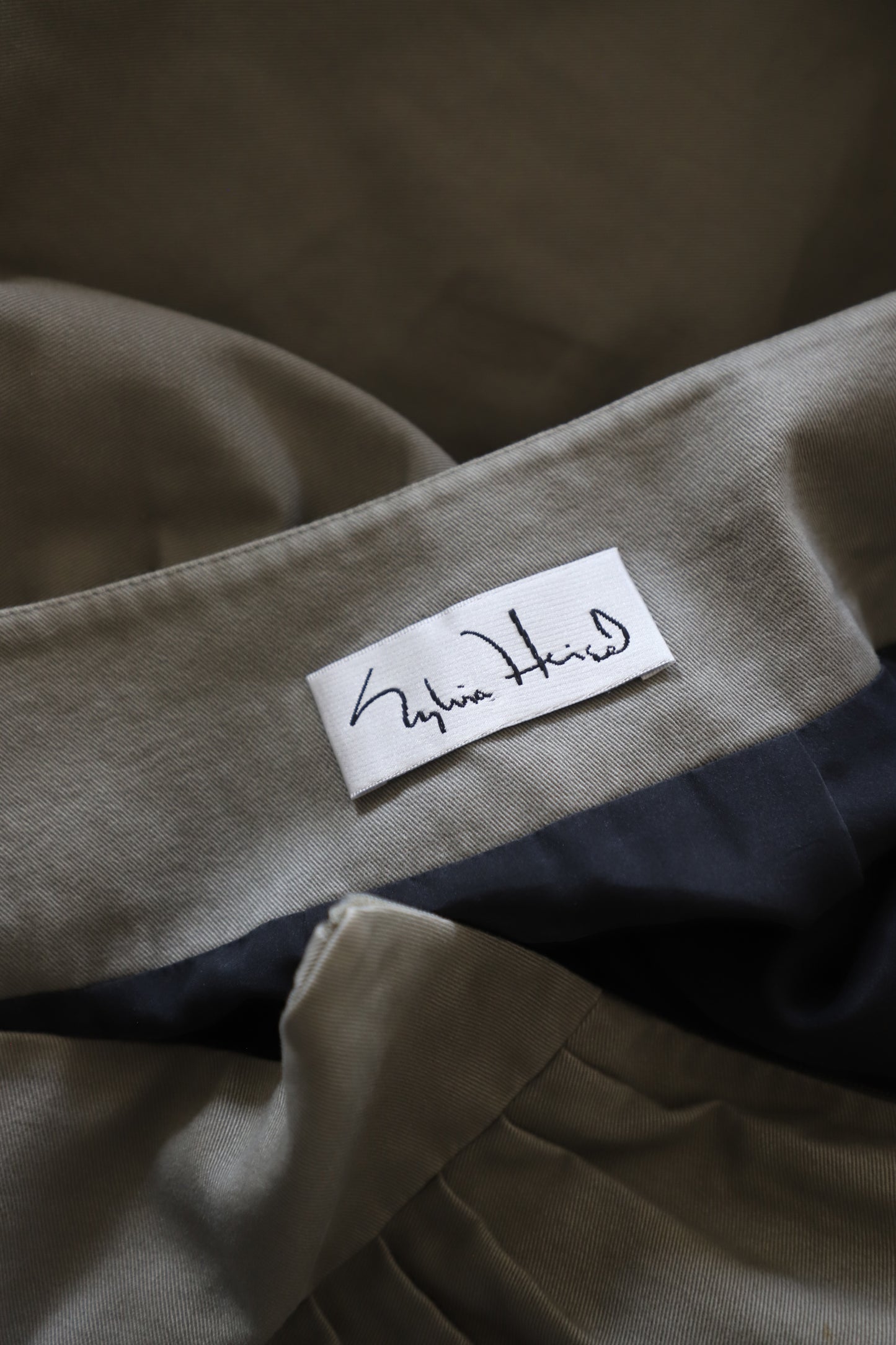 Sylvia Heisel cotton/silk skirt size 2