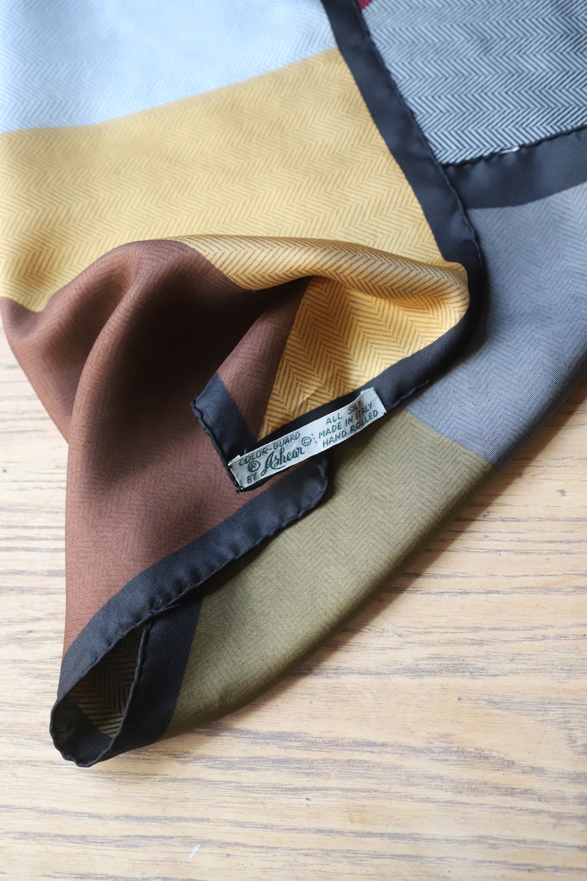 Vintage Italian silk scarf