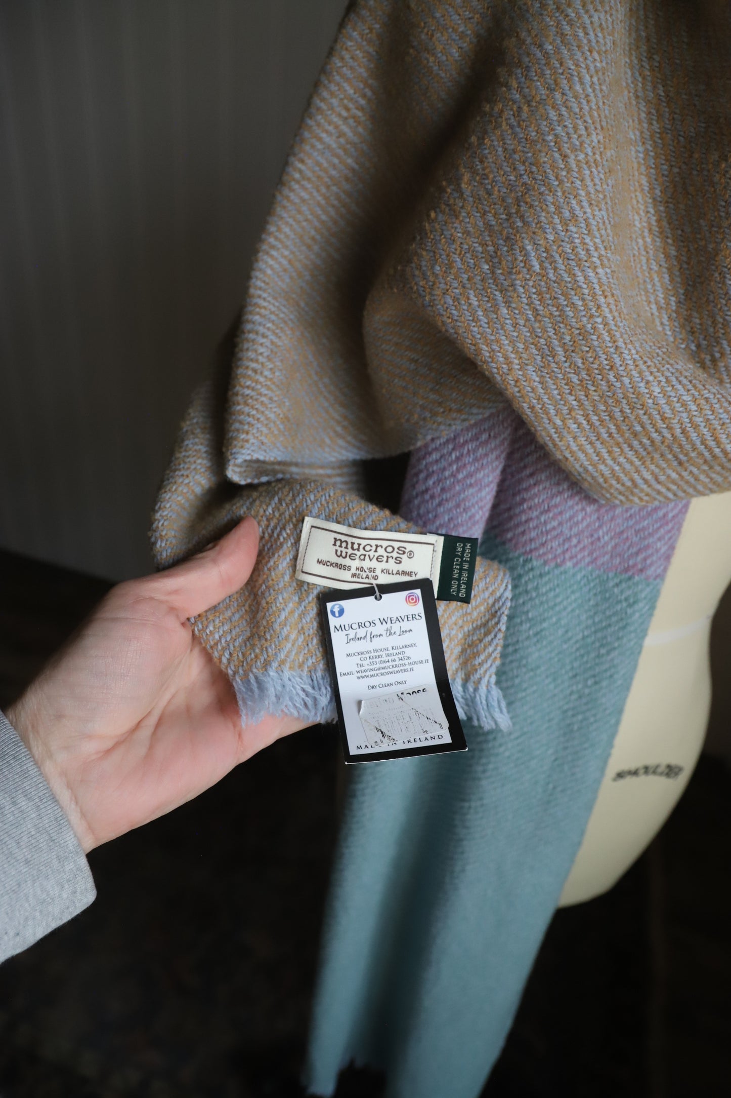 NWT Irish wool scarf
