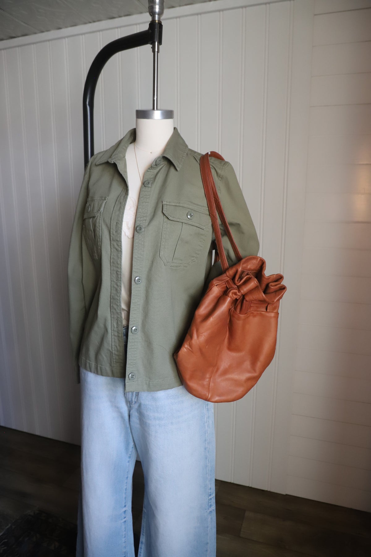 J. Duseri USA made leather bag