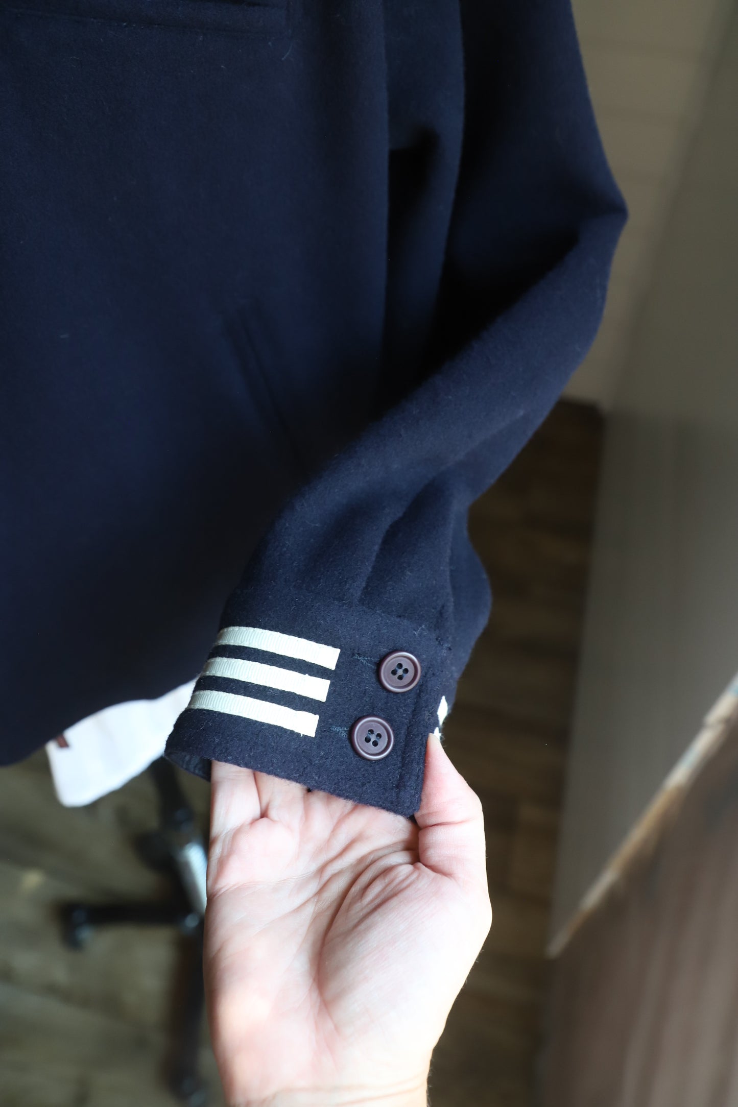 Deadstock NWT wool Karen Kane jacket size L