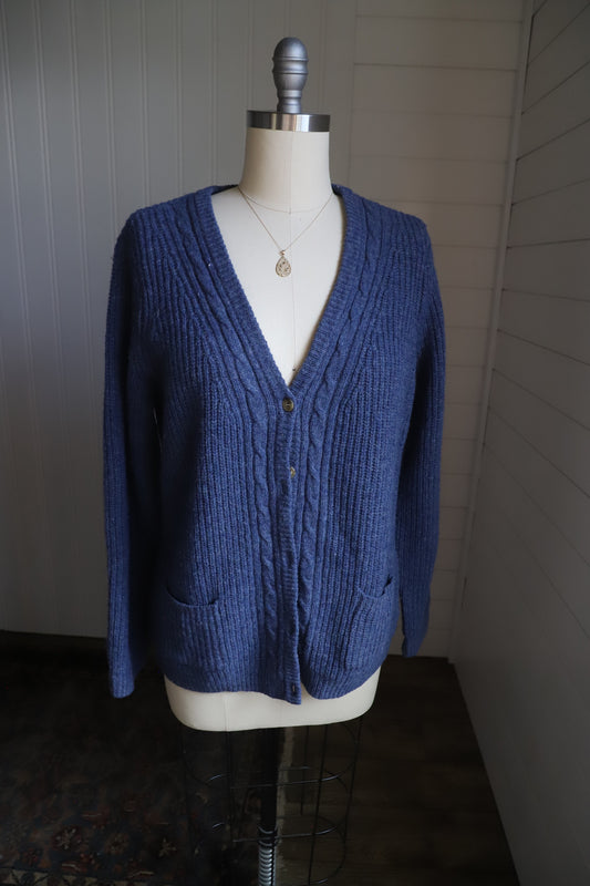 100% wool Appleseeds cardigan size L (oversized)