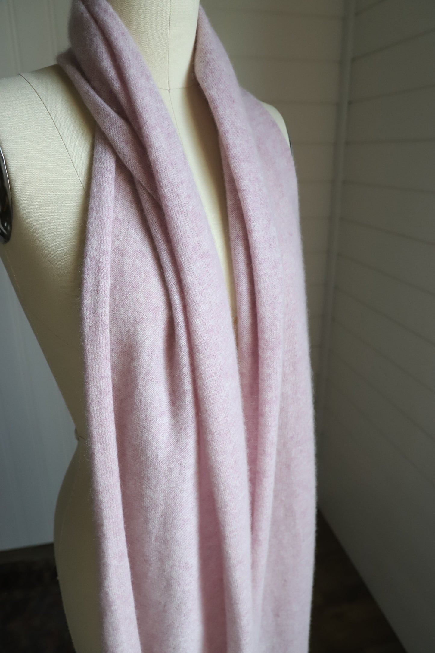 100% cashmere lavender scarf