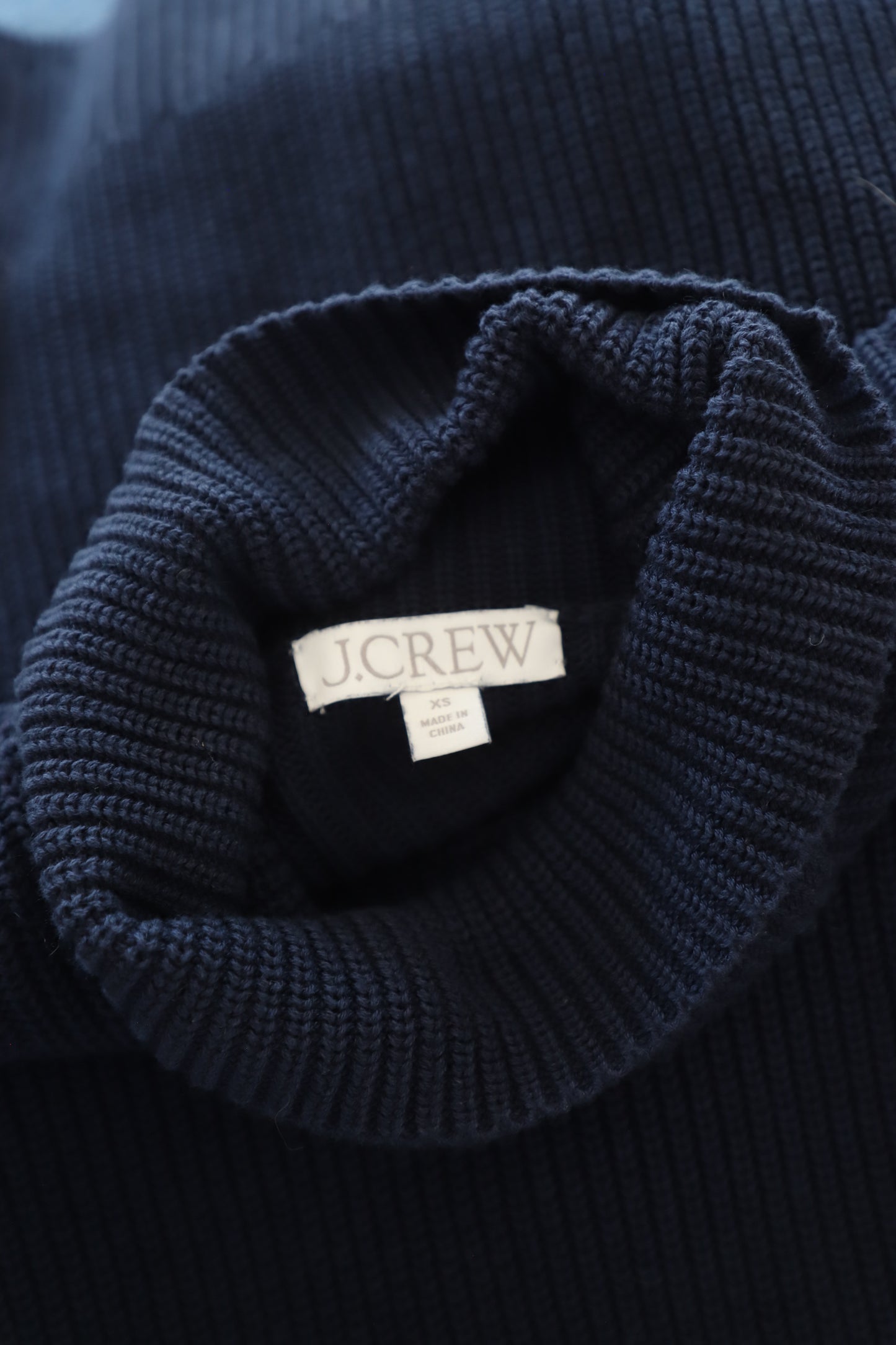 JCrew cotton/cashmere knit sweater
