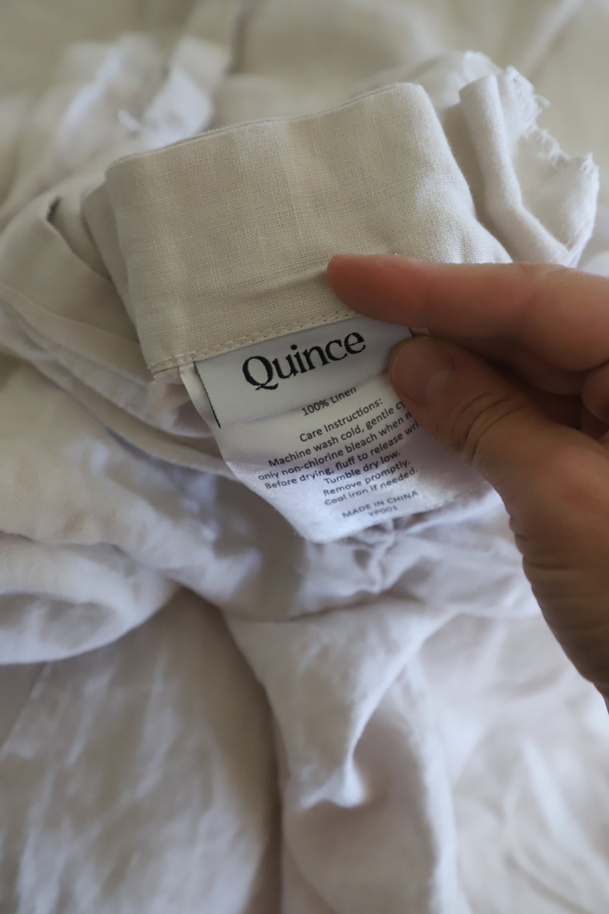 Quince King duvet + two king shams
