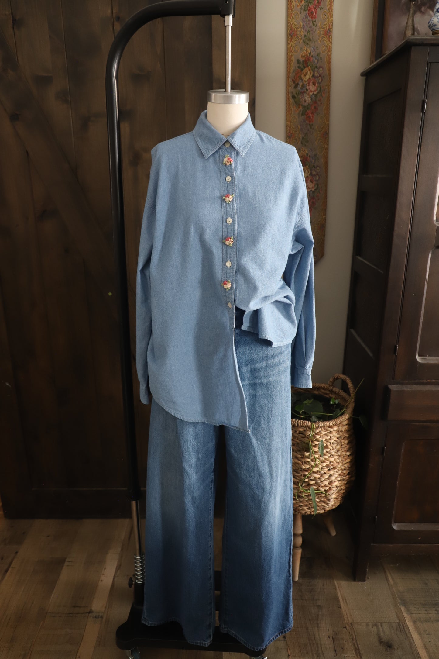 Vintage cotton Susan Bristol button down size M