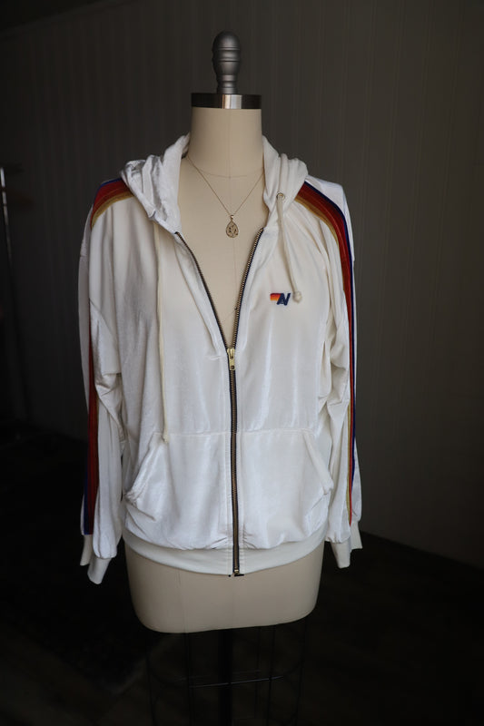 Aviator Nation velour jacket (see description for sizing)