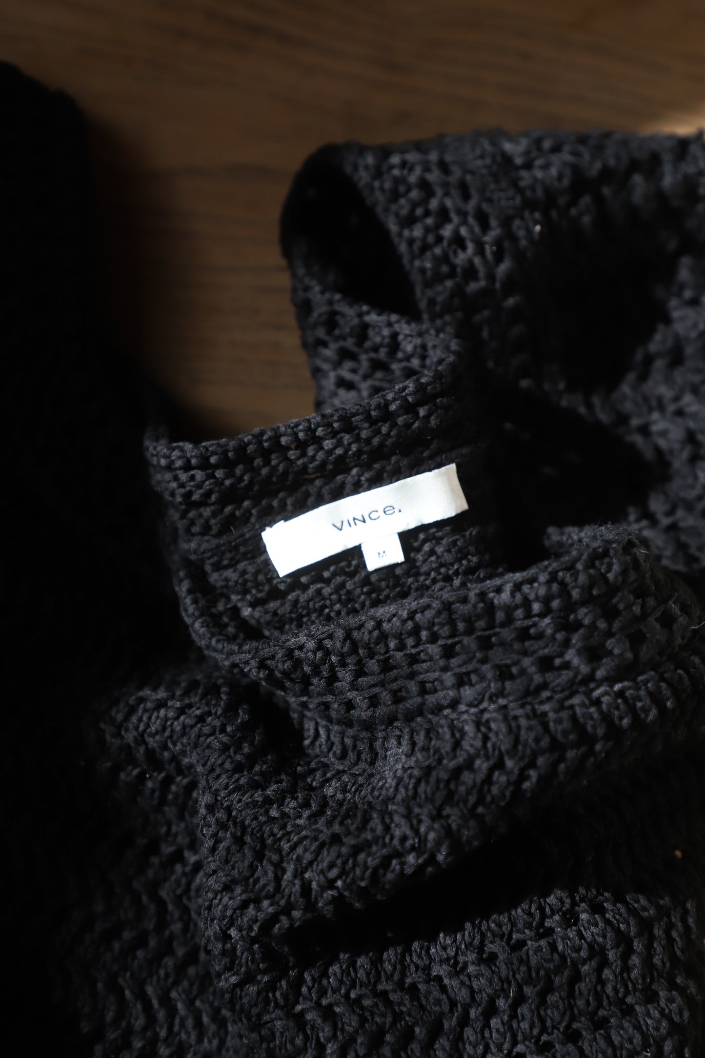 Vince cotton crochet top size S/M