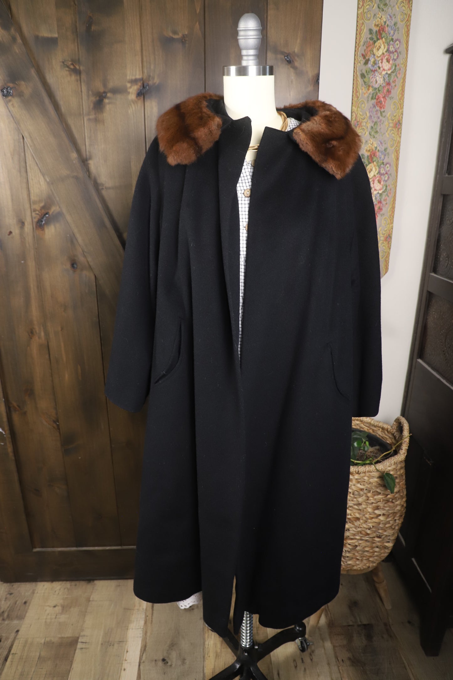 Vintage Wool car coat, M-XL