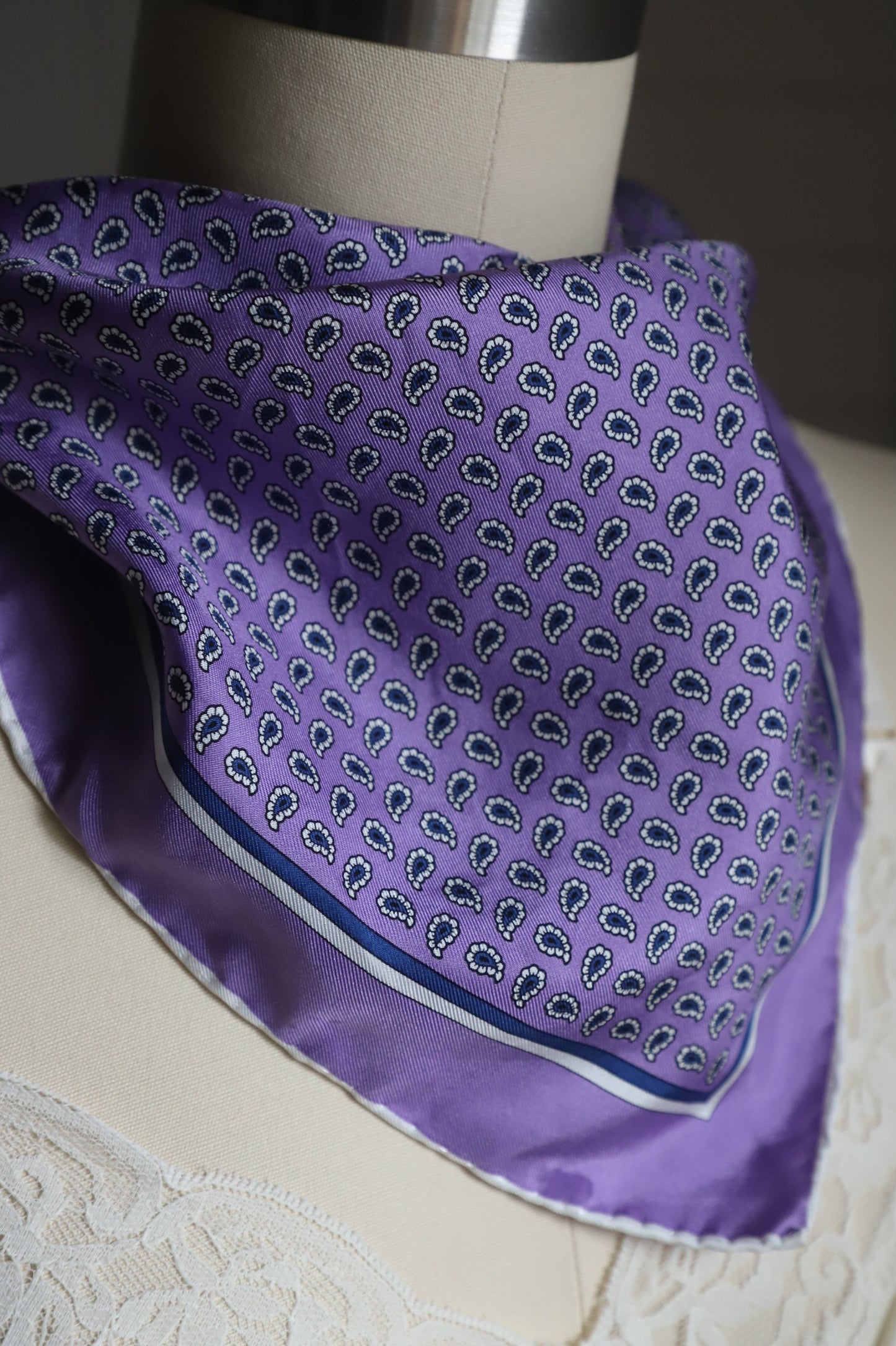 Small Vintage silk scarf