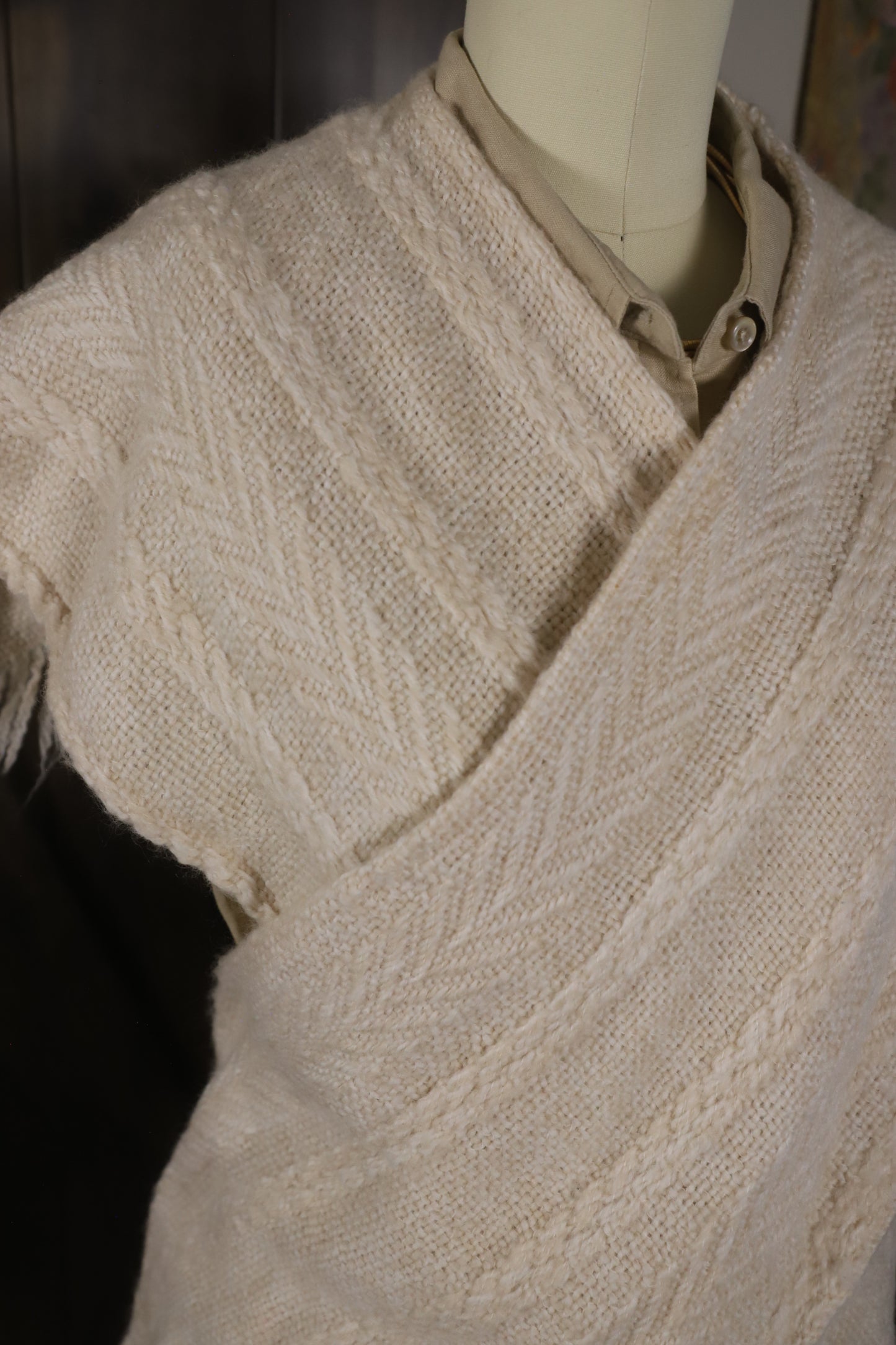 Irish Wool shawl wrap