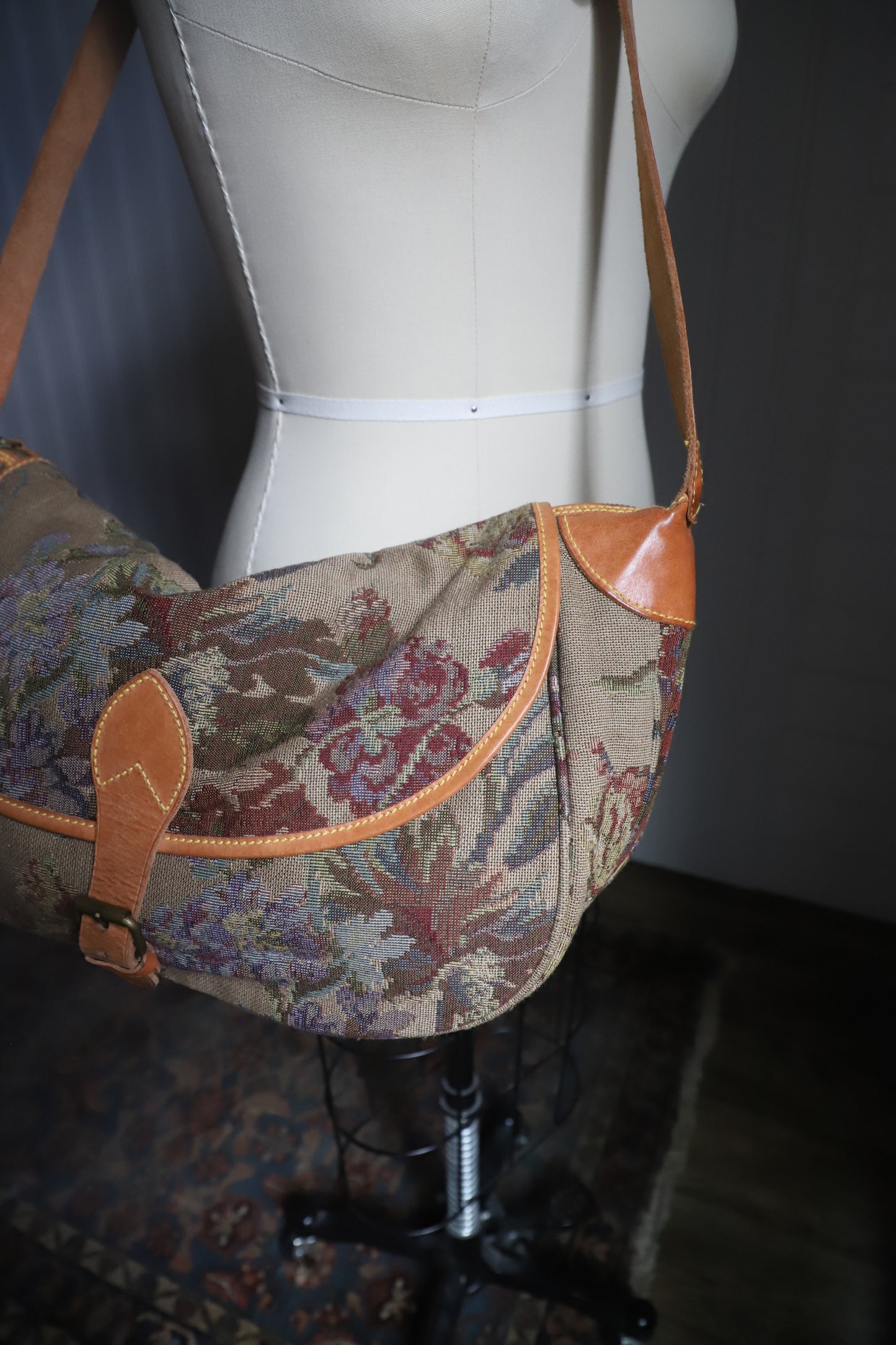 Vintage Polo Ralph Lauren tapestry bag
