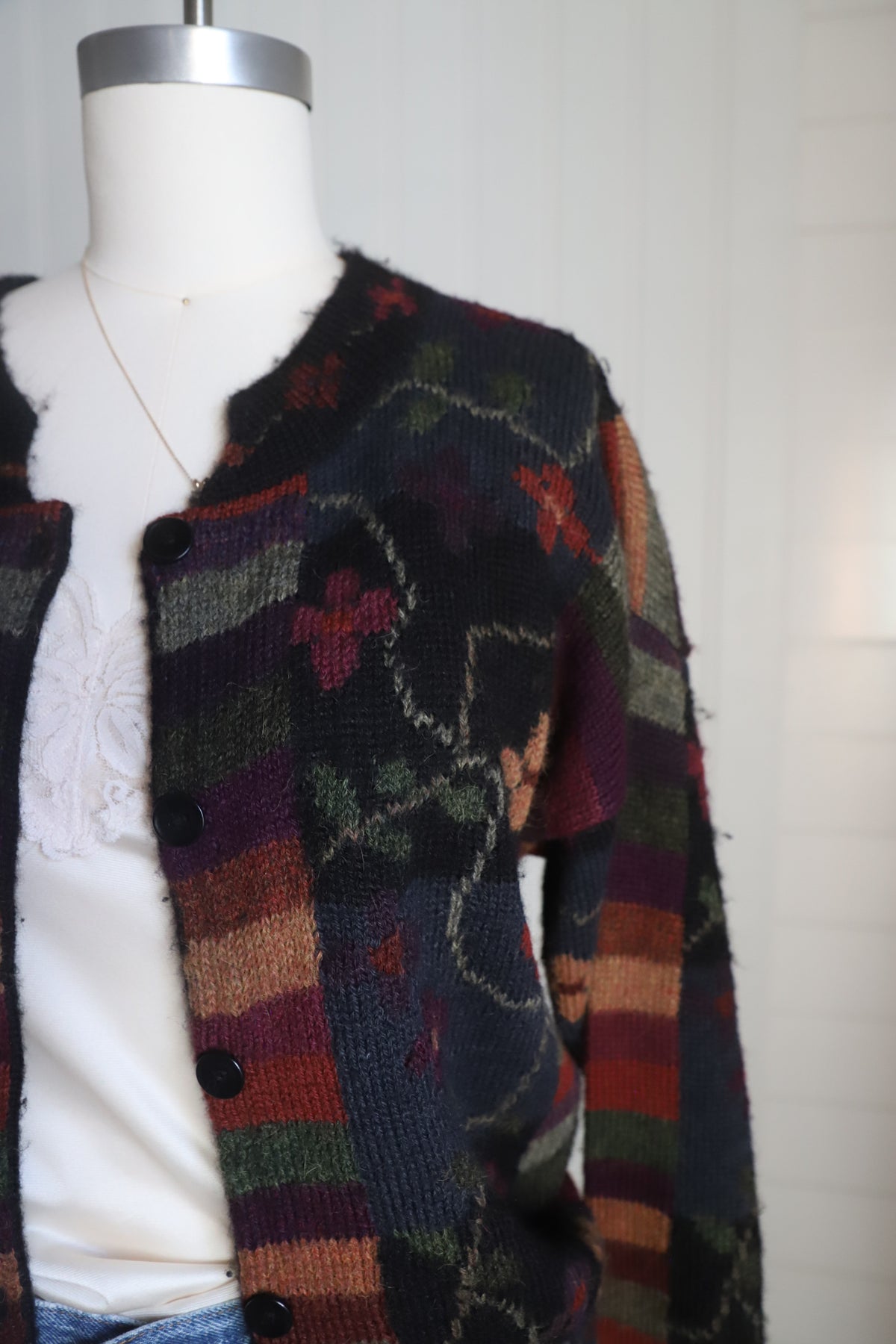 100% alpaca cardigan