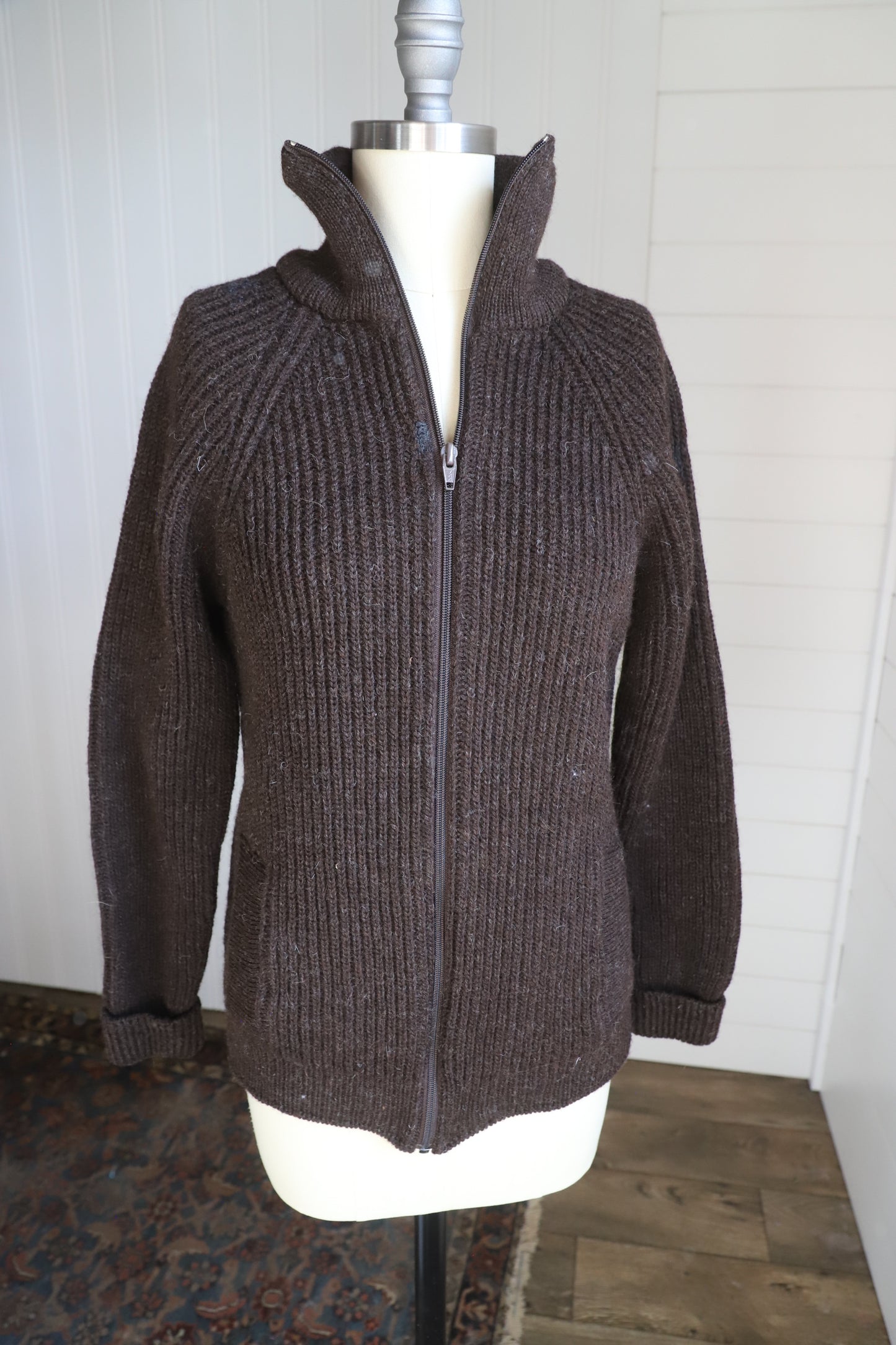 Vintage made in England LLBean zip up