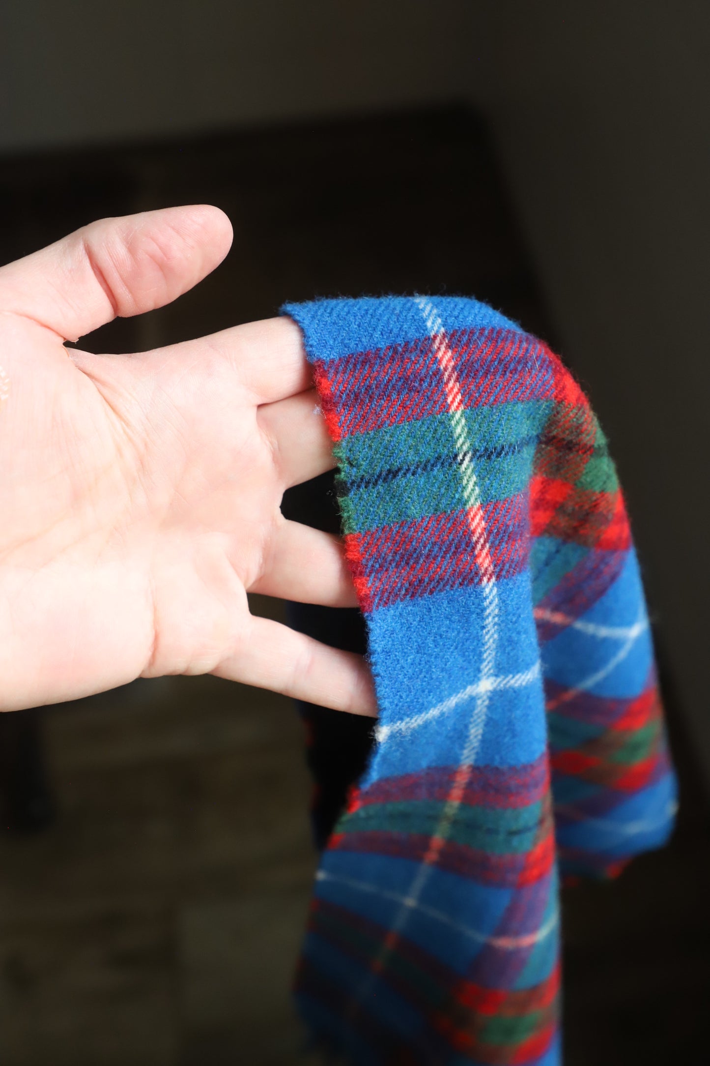 Made in Scotland wool scarf