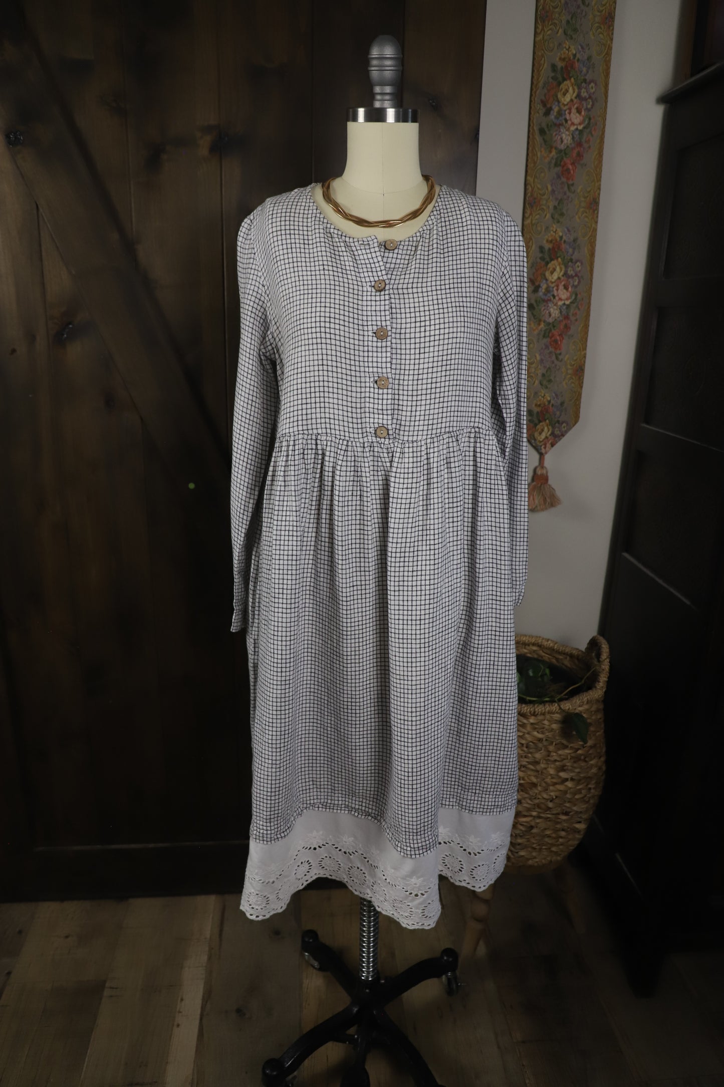 Not Perfect Linen dress size S