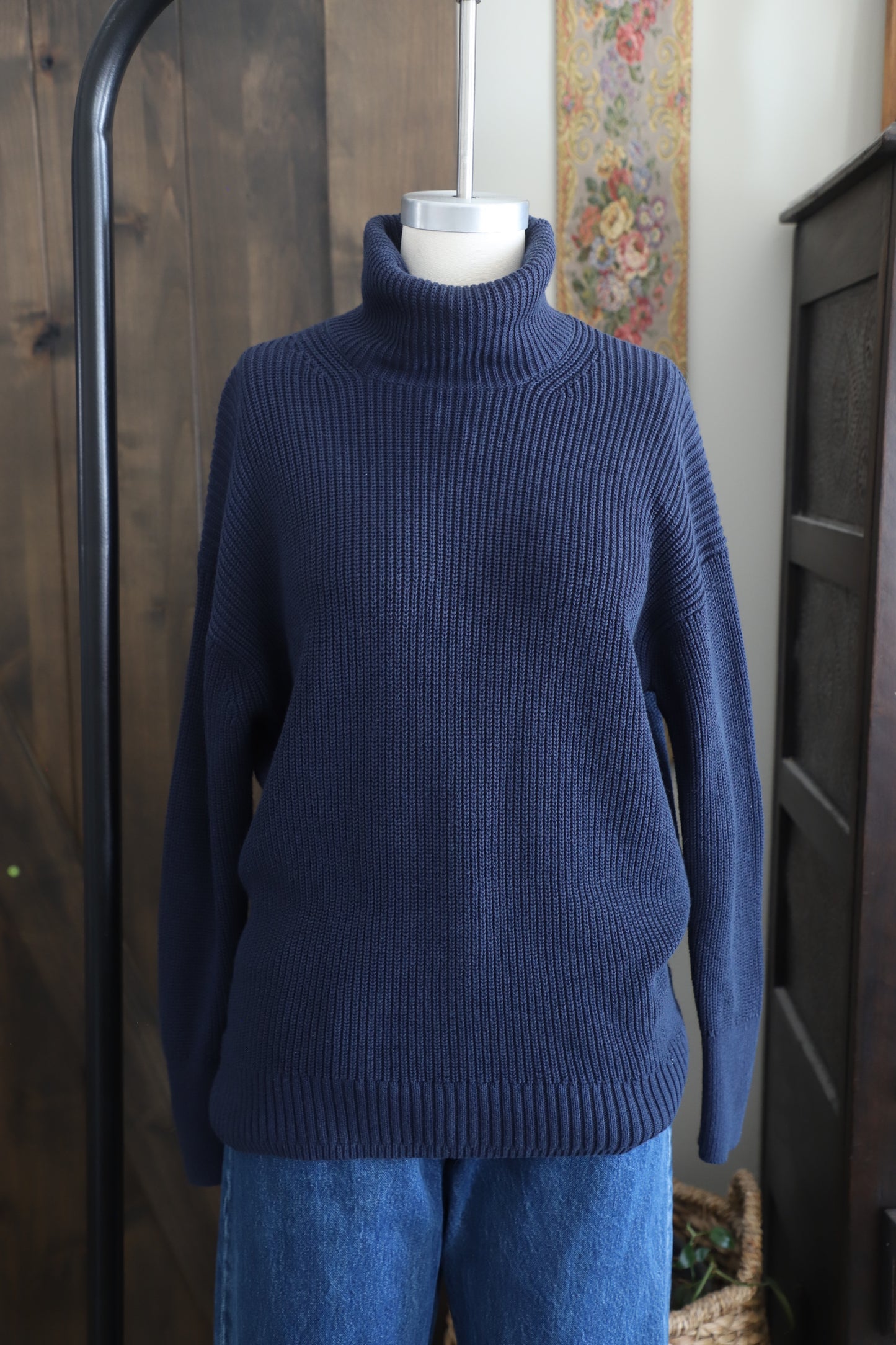 JCrew cotton/cashmere knit sweater