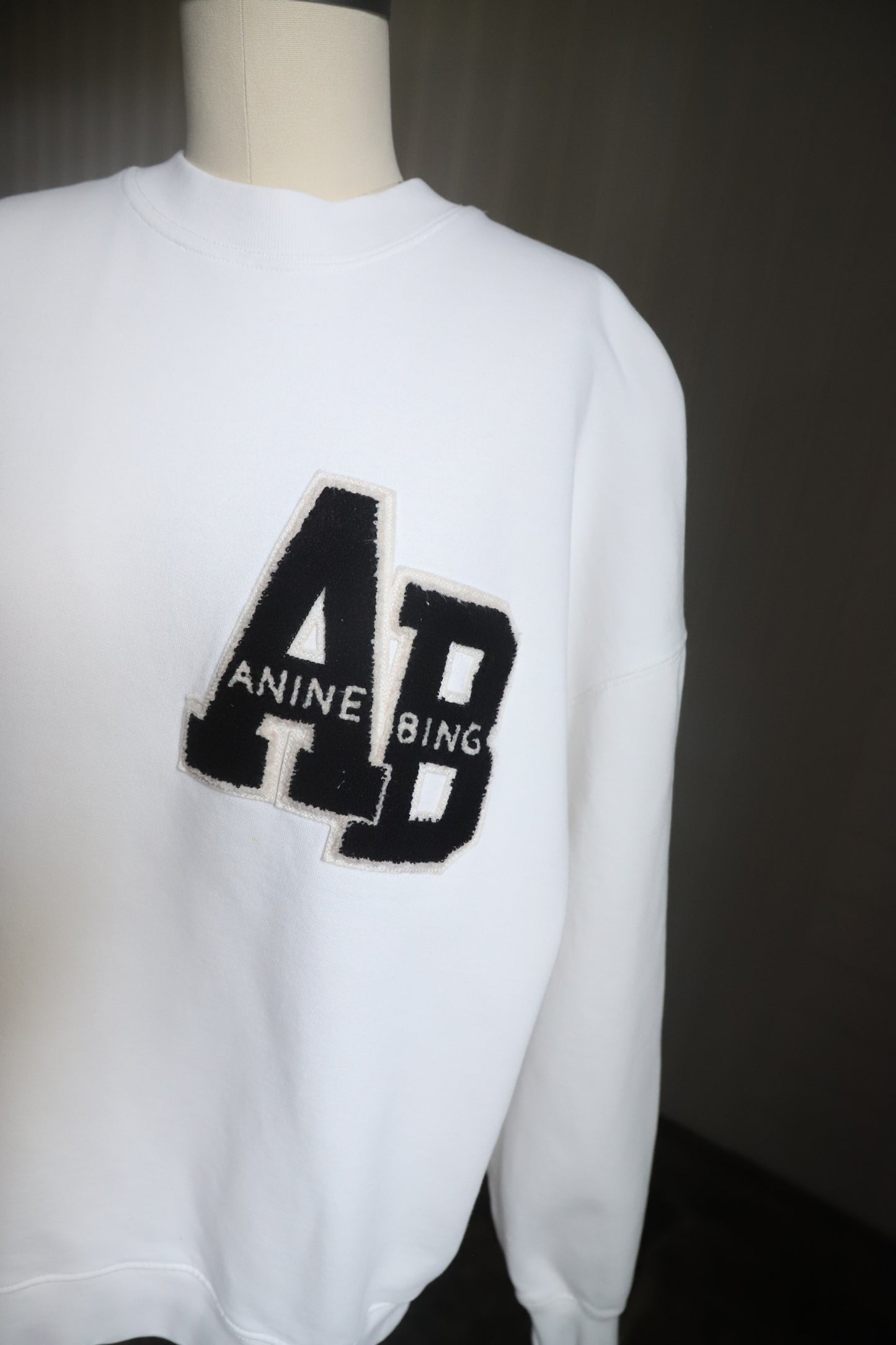 Anine Bing Oversized letterman sweatshirt size XXS