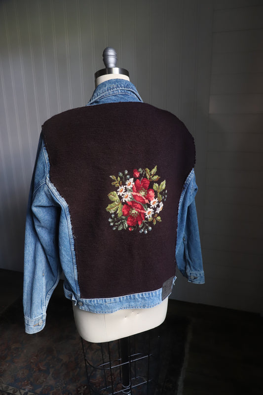 Vintage Polo Ralph Lauren upcycled denim jacket