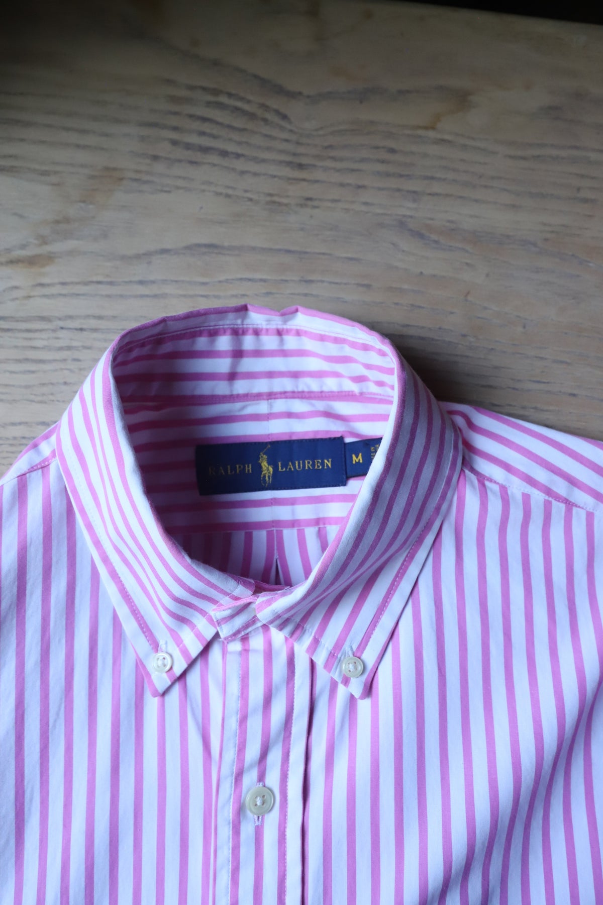 Polo Ralph Lauren pink stripe button down
