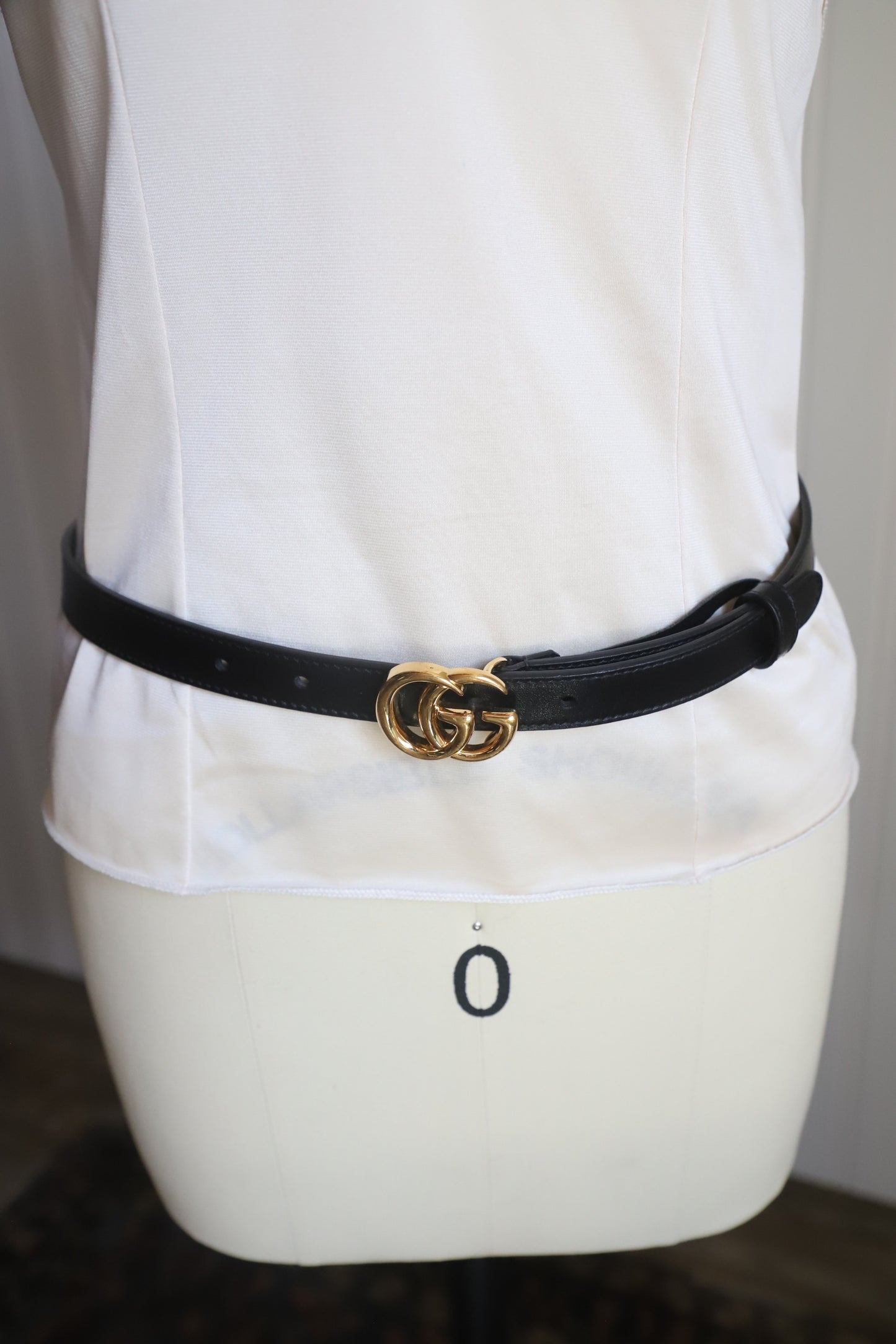 Gucci Marmont thin leather belt size 30