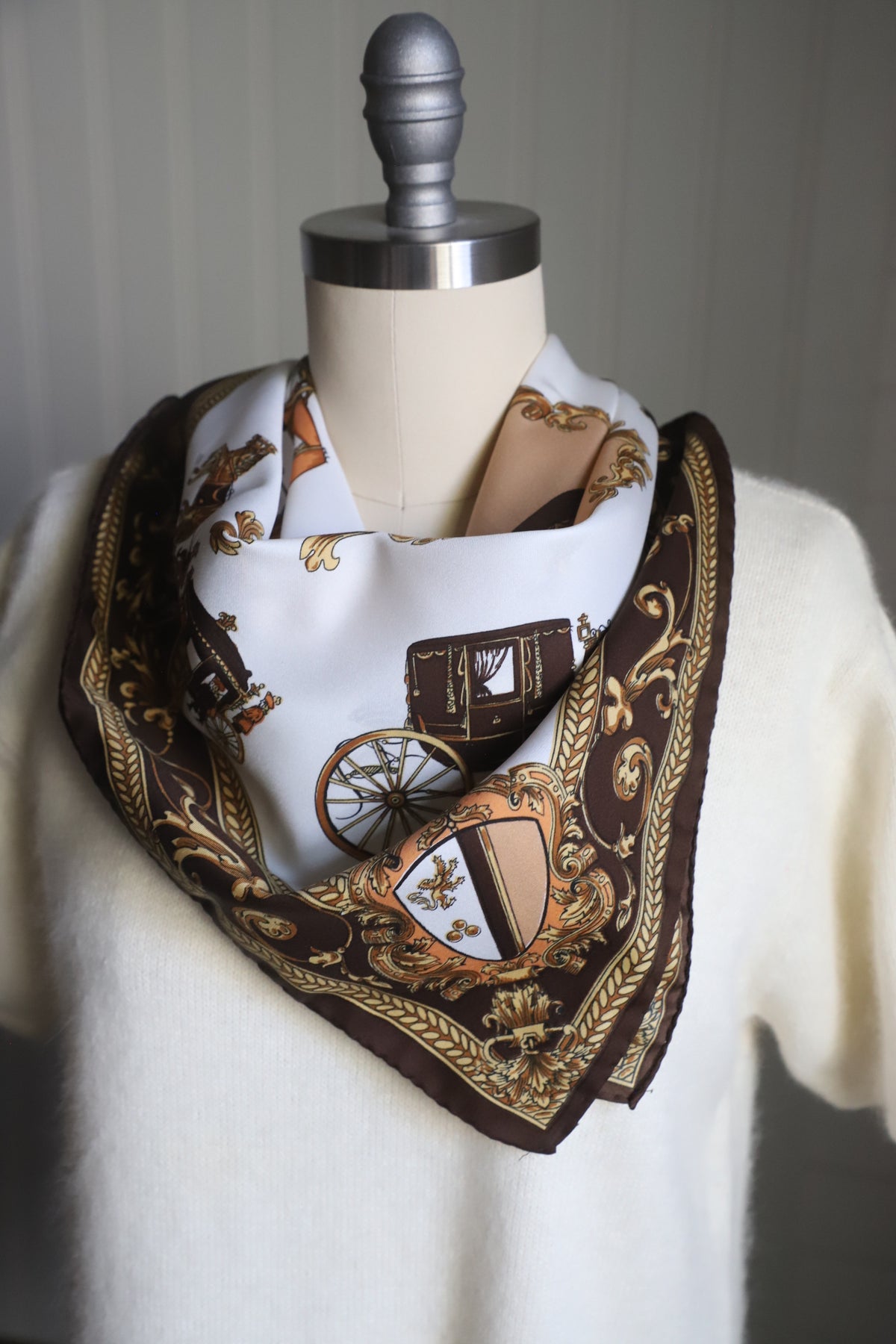 Vintage 1970’s Italian horse scarf