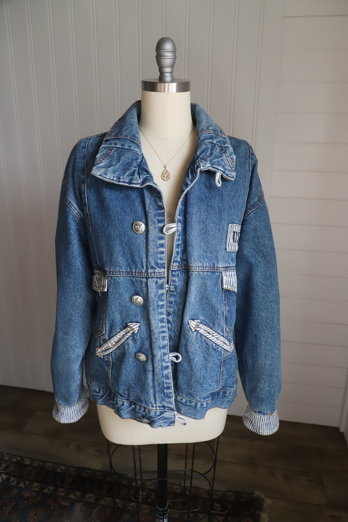 Vintage “Used” denim jacket