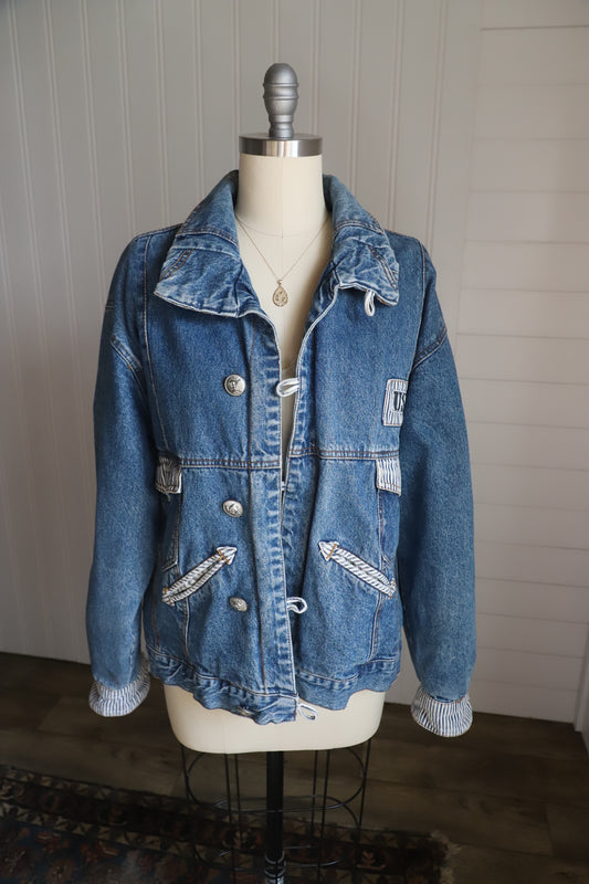 Vintage “Used” denim jacket