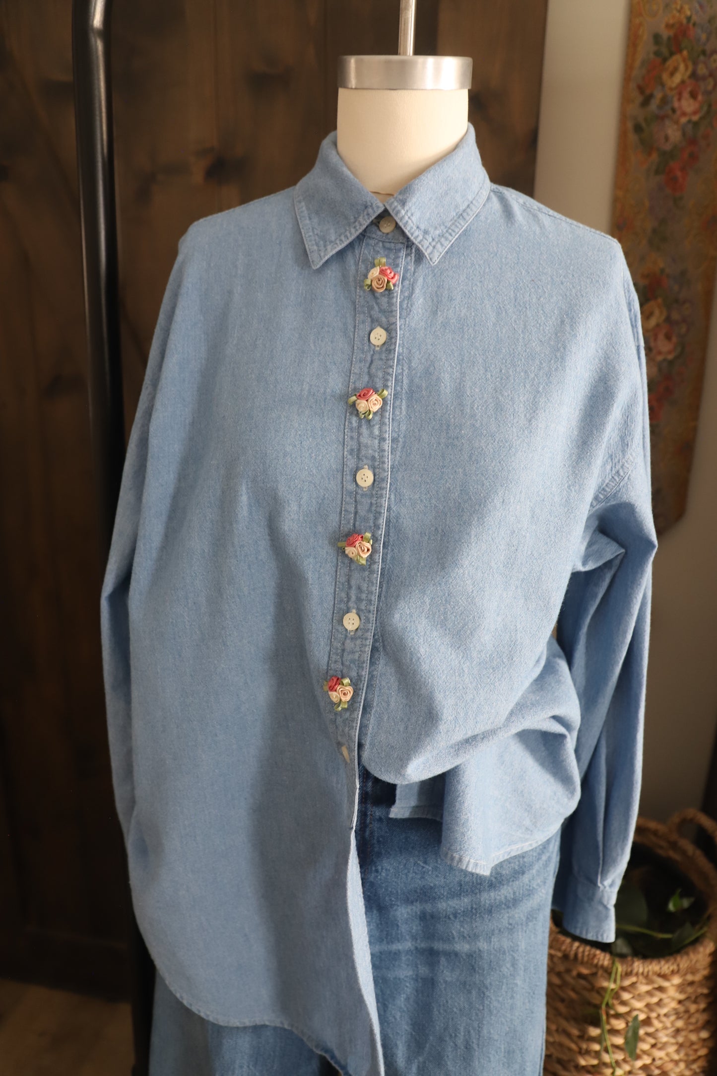 Vintage cotton Susan Bristol button down size M