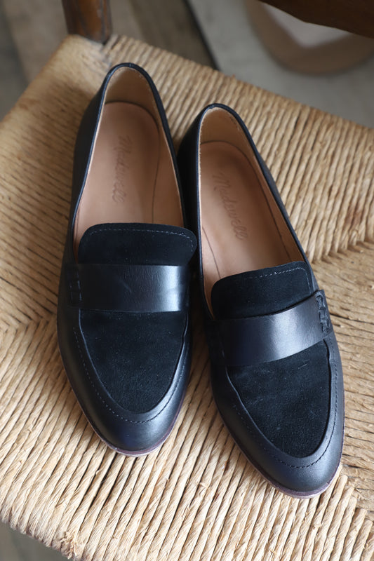 Madewell Alex Leather/suede loafers size 6