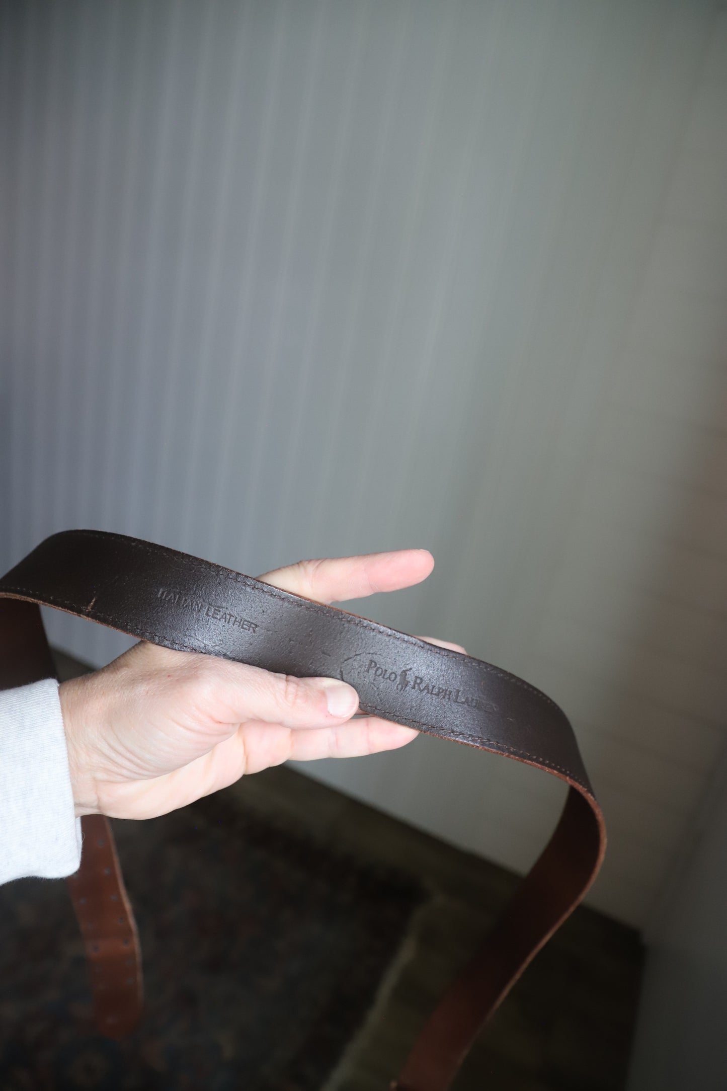 Polo Ralph Lauren dark leather belt