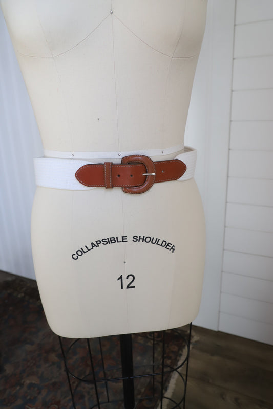 Vintage Lands End USA made belt