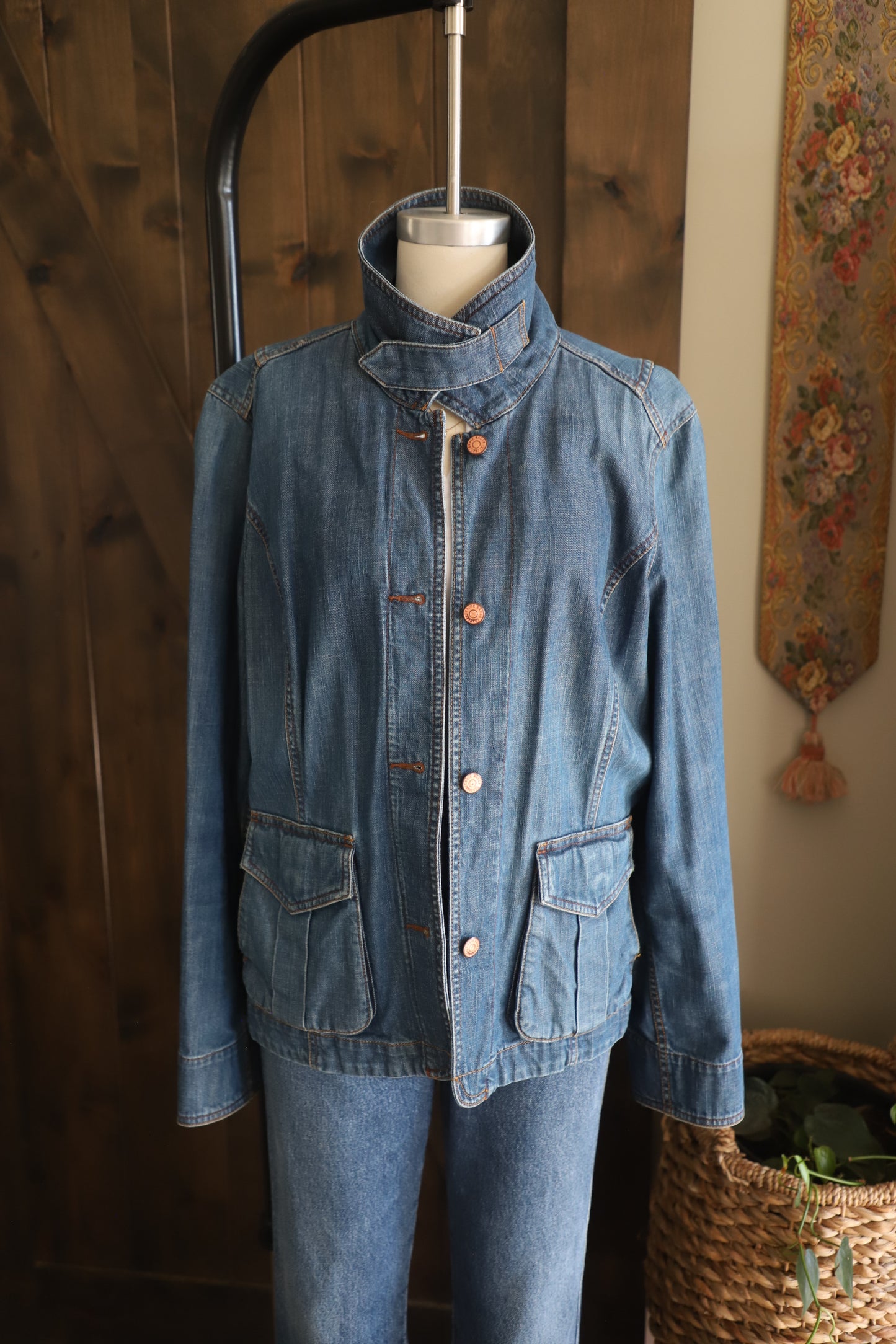 Vintage Eddie Bauer denim jacket size L