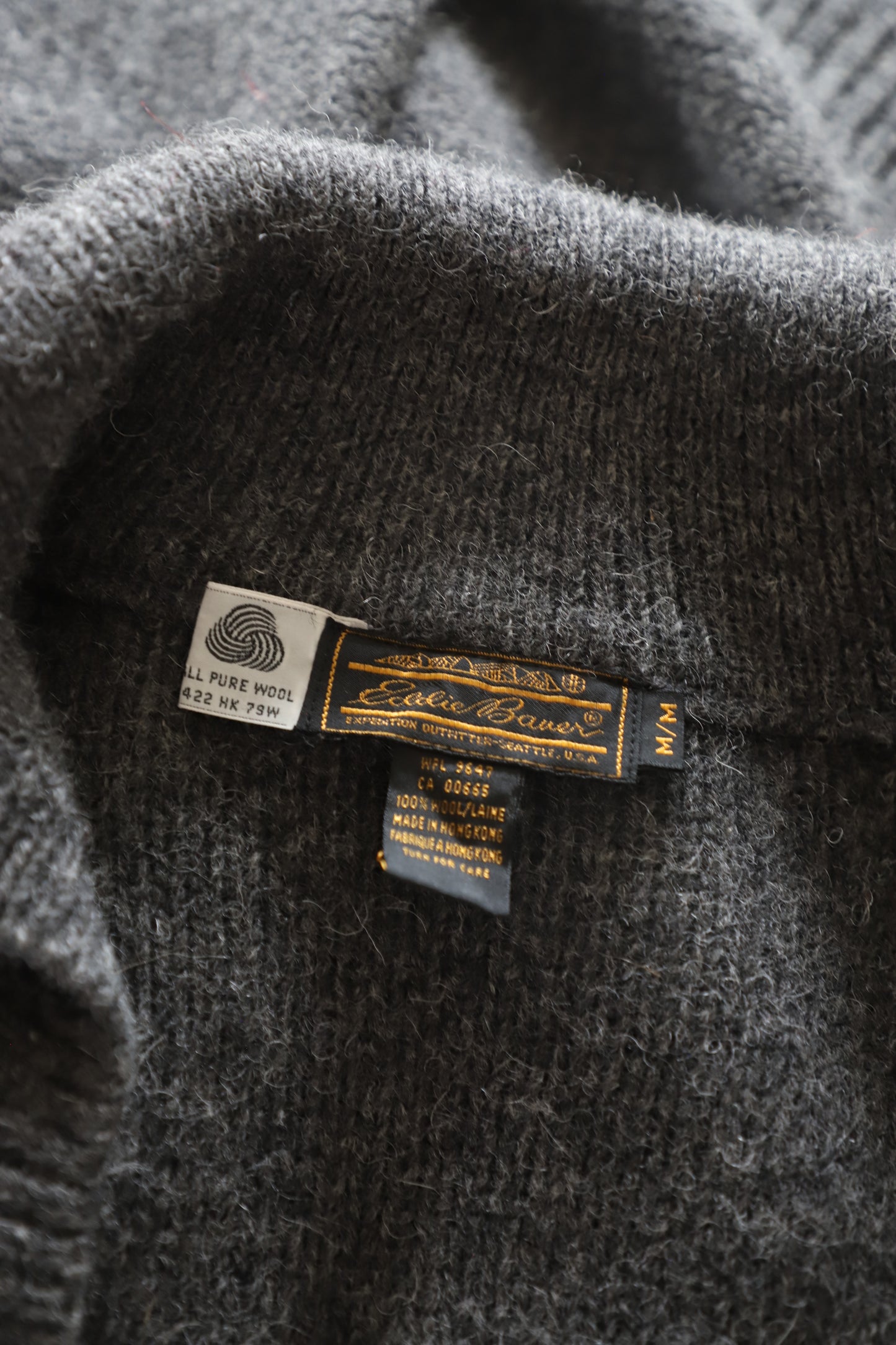 Vintage Eddie Bauer wool cardigan, M