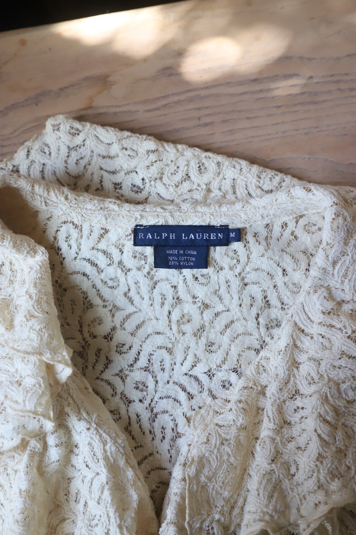 Ralph Lauren lace blouse (S)